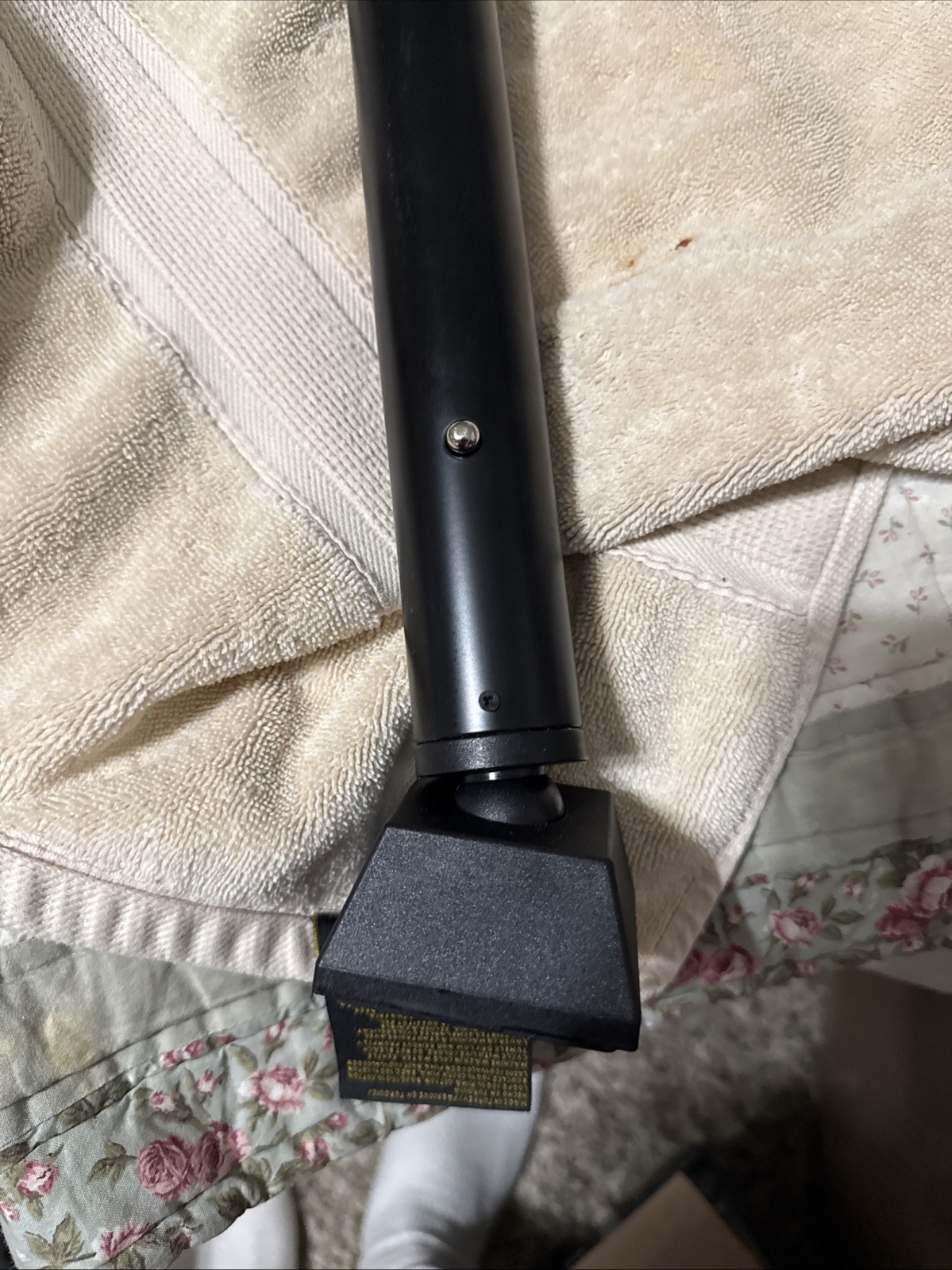 SABRE Adjustable 2-in-1 Door Security Bar, Doorstop Bar Secures Onto Doorknob
