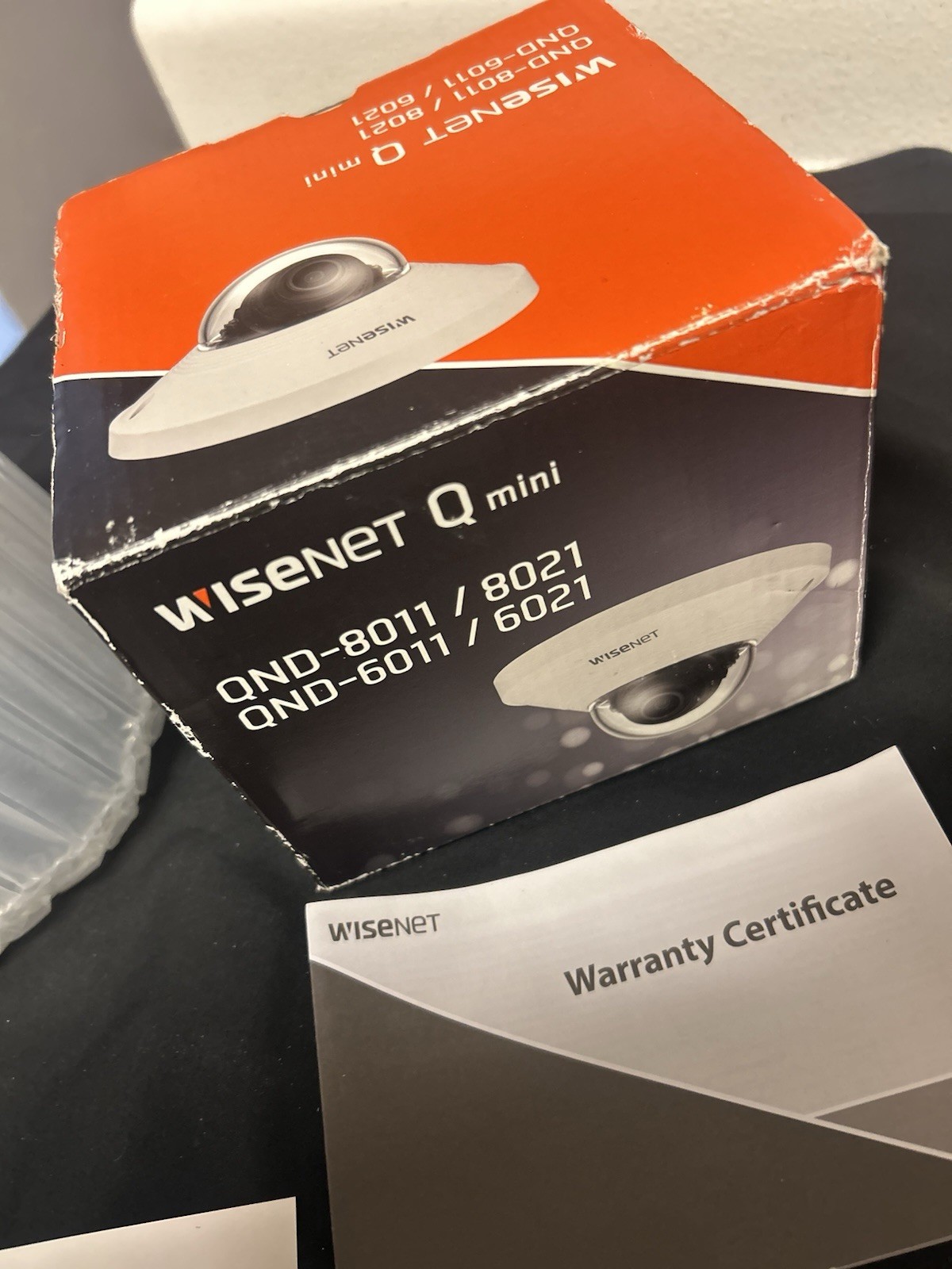 Wisenet Mini Dome Network Camera QND-8011/8021/6011/6021 White Wired IP