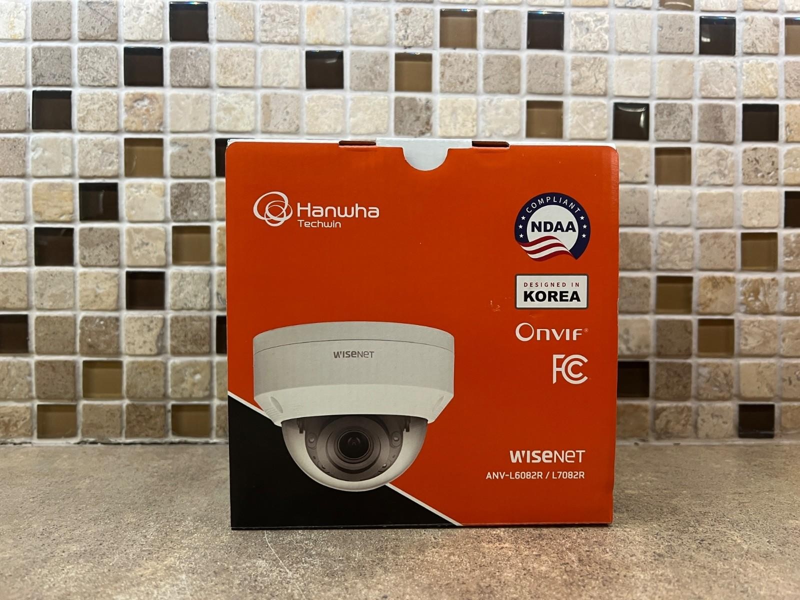 Hanwha Vision ANV-L7082R 3.3–10.3mm Varifocal Lens 4MP IR Vandal Dome Camera
