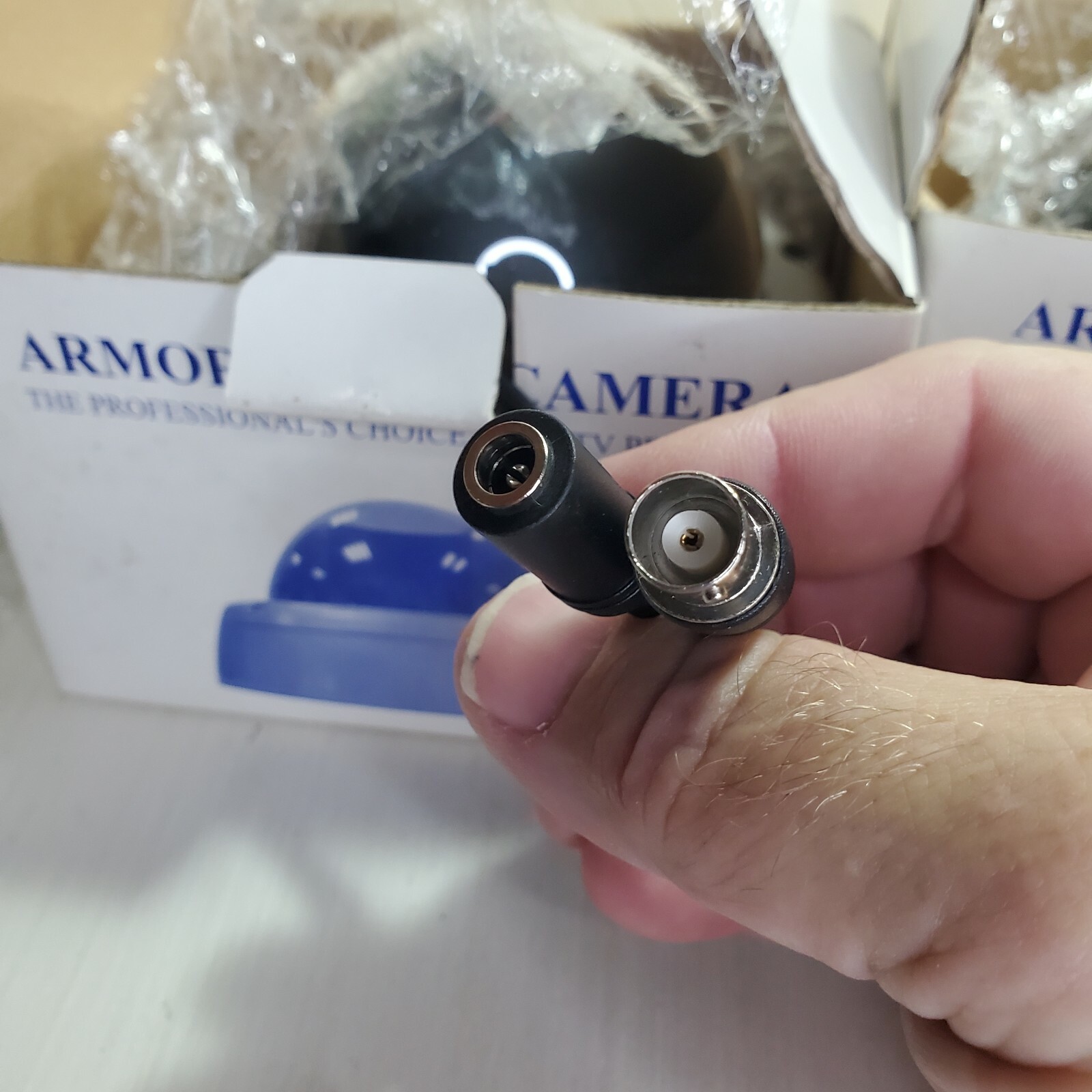 Armored Dome B/W Camera 0.01 LUX 1/3″ LG CCD 3.7mm Lense 420 TV Line 12v