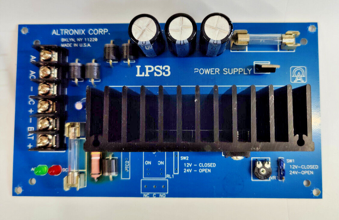 Altronix Corp – LPS3, #LPS3AC REV -D26Y9