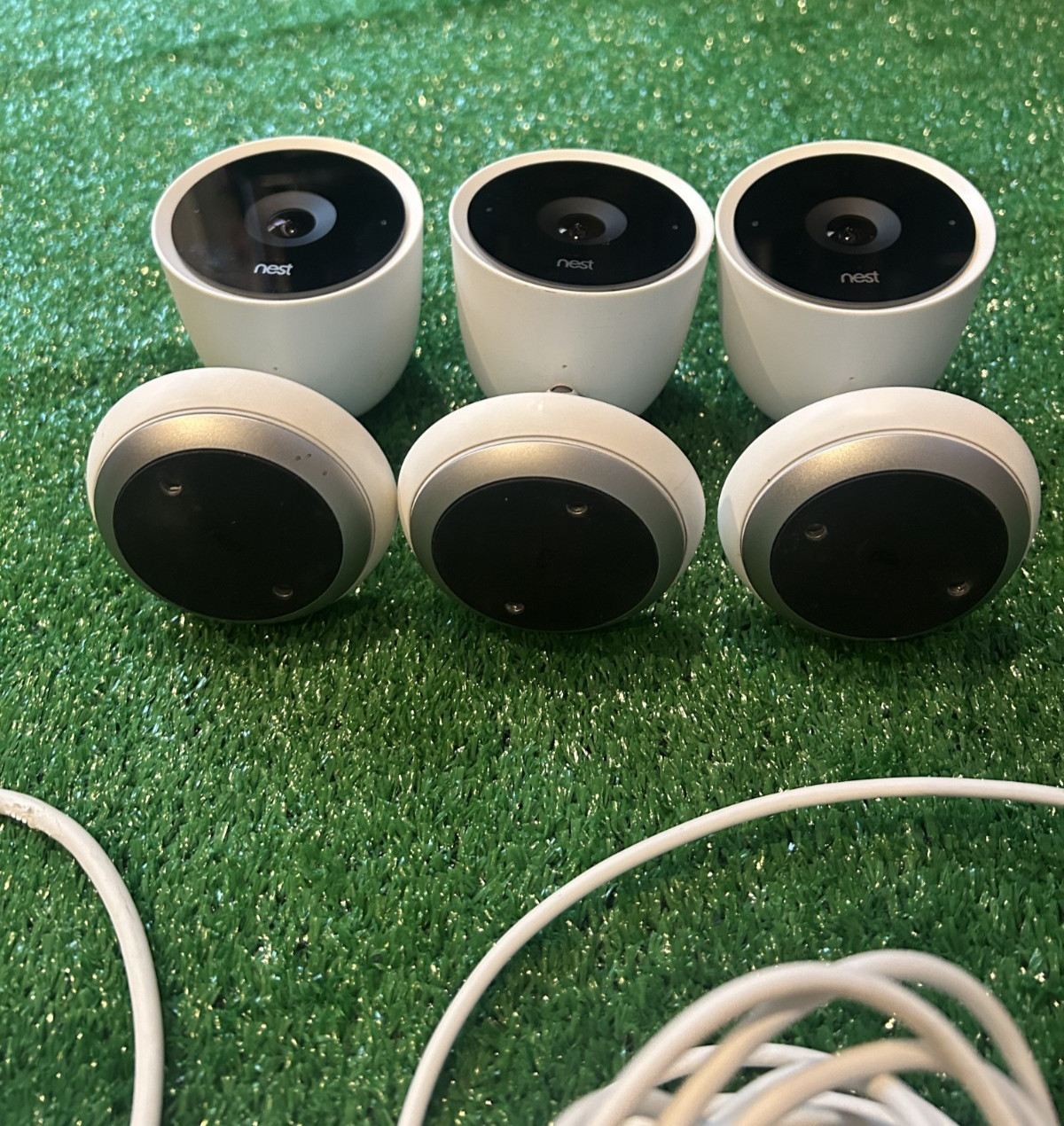 Lot 3 Google Nest IQ Indoor Cam 1080p HD Wifi Smart Wireless Camera A0053 Tested