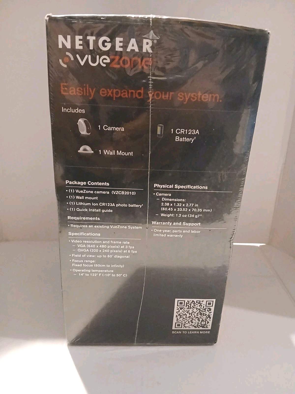 NETGEAR VueZone Add-on Camera Wire-Free Video Monitoring VZCB2010-100NAS