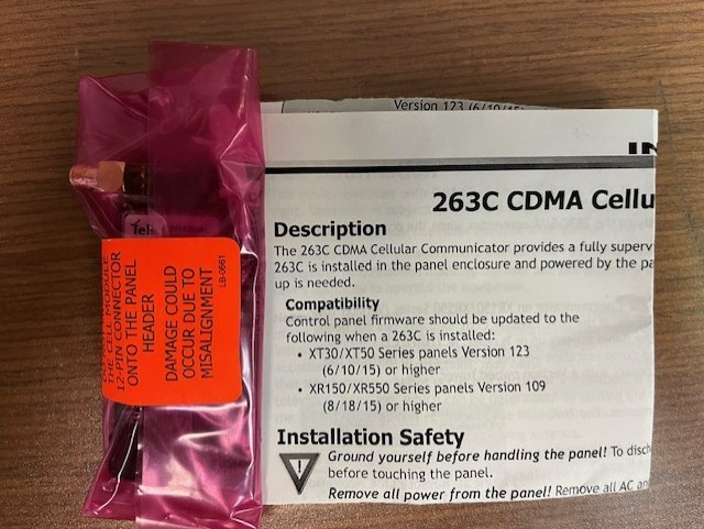 DMP 263C/381-2 CDMA Cell communicator w/cable; Brand new in box