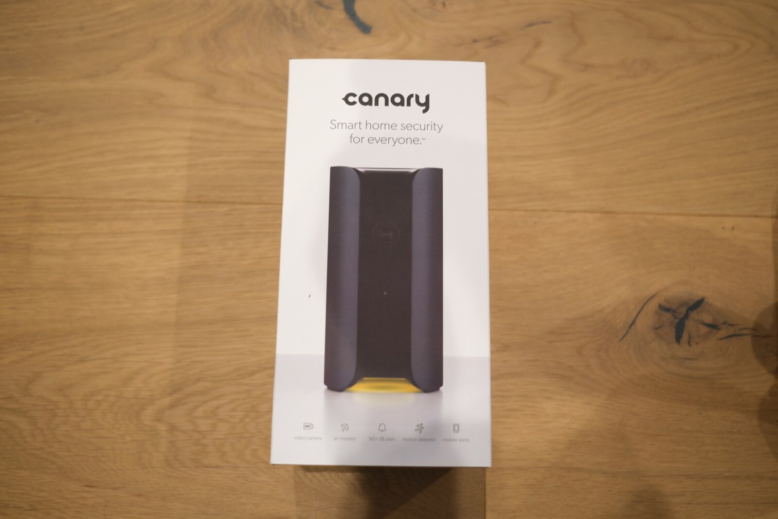 Canary All-in-One Indoor 1080p HD Security Camera, Siren – Black with Box