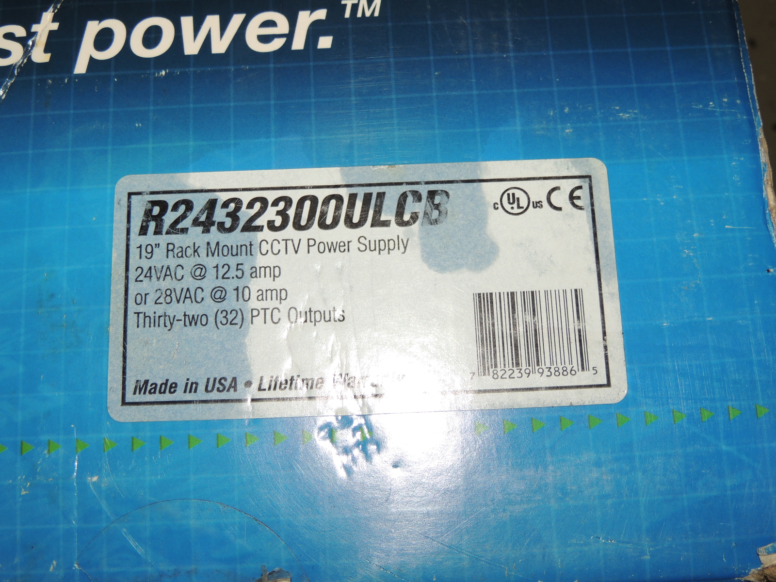 Altronix R2432300ULCB 19″ Rack Mount CCTV Power Supply