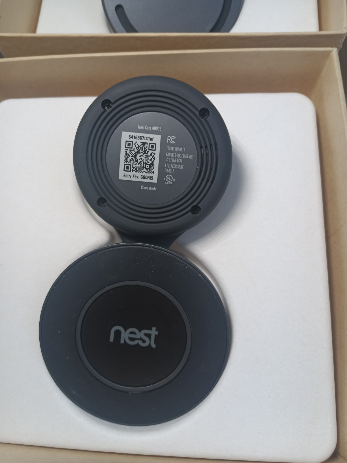 Google Nest Cam Indoor Security Plug-in Wi-Fi Camera NC1102ES A0005 Lot Of 4