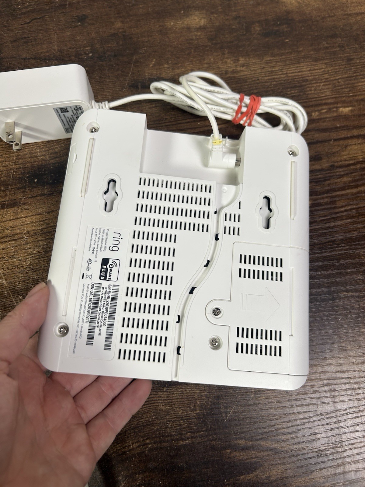 Ring Alarm Base Station US – 4HB1U9-0EN0 – UNKNOWN REGISTRATION