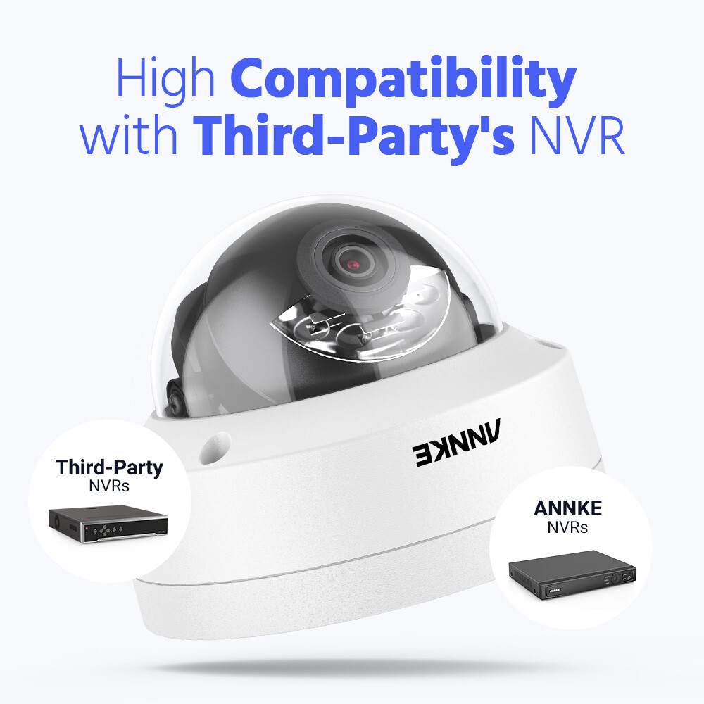 ANNKE 12MP 8CH 16CH NVR 5MP POE Security IP Camera System AI Color Night Vision