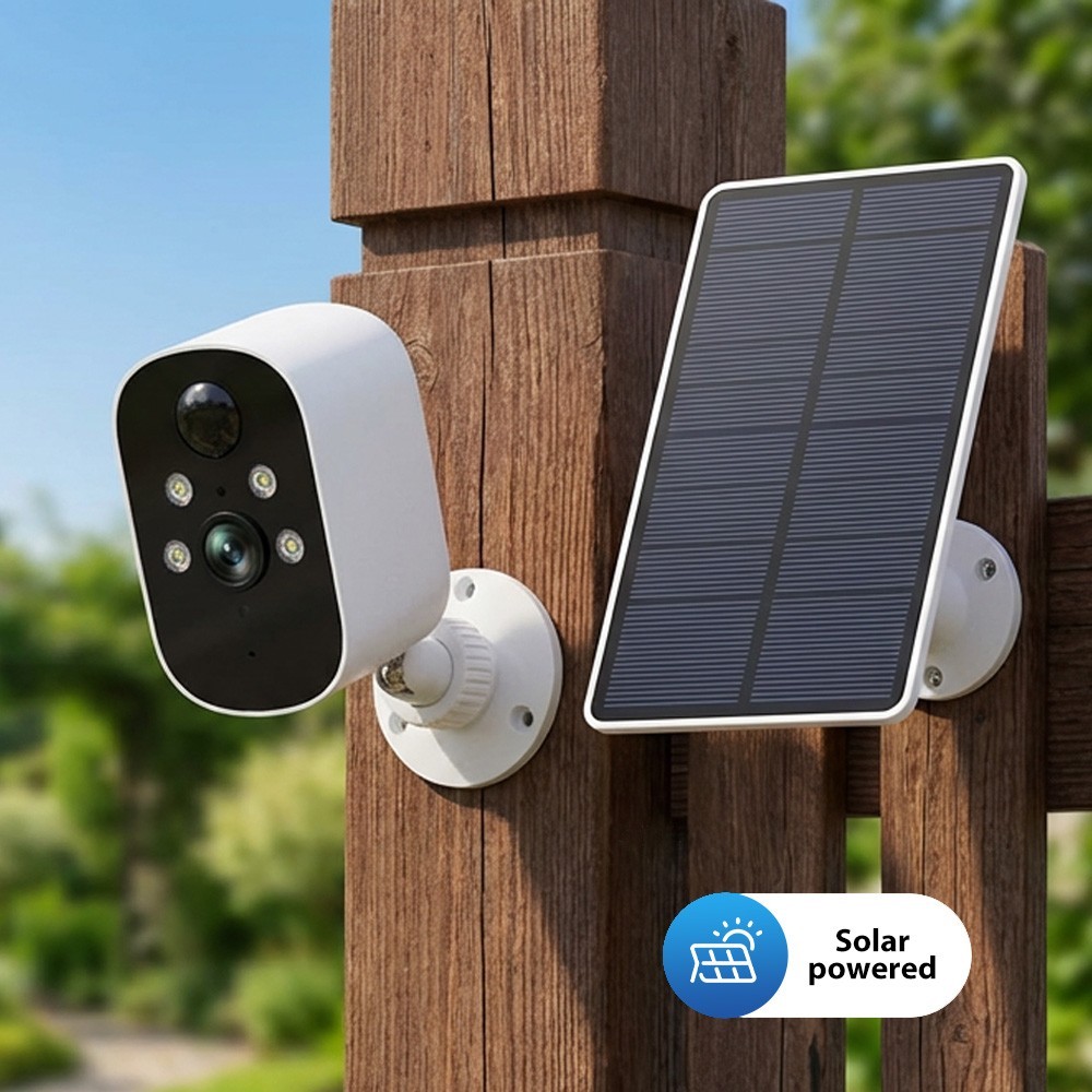 XVIM Solar Wireless Security Camera Outdoor Wifi Home Surveillance Camera