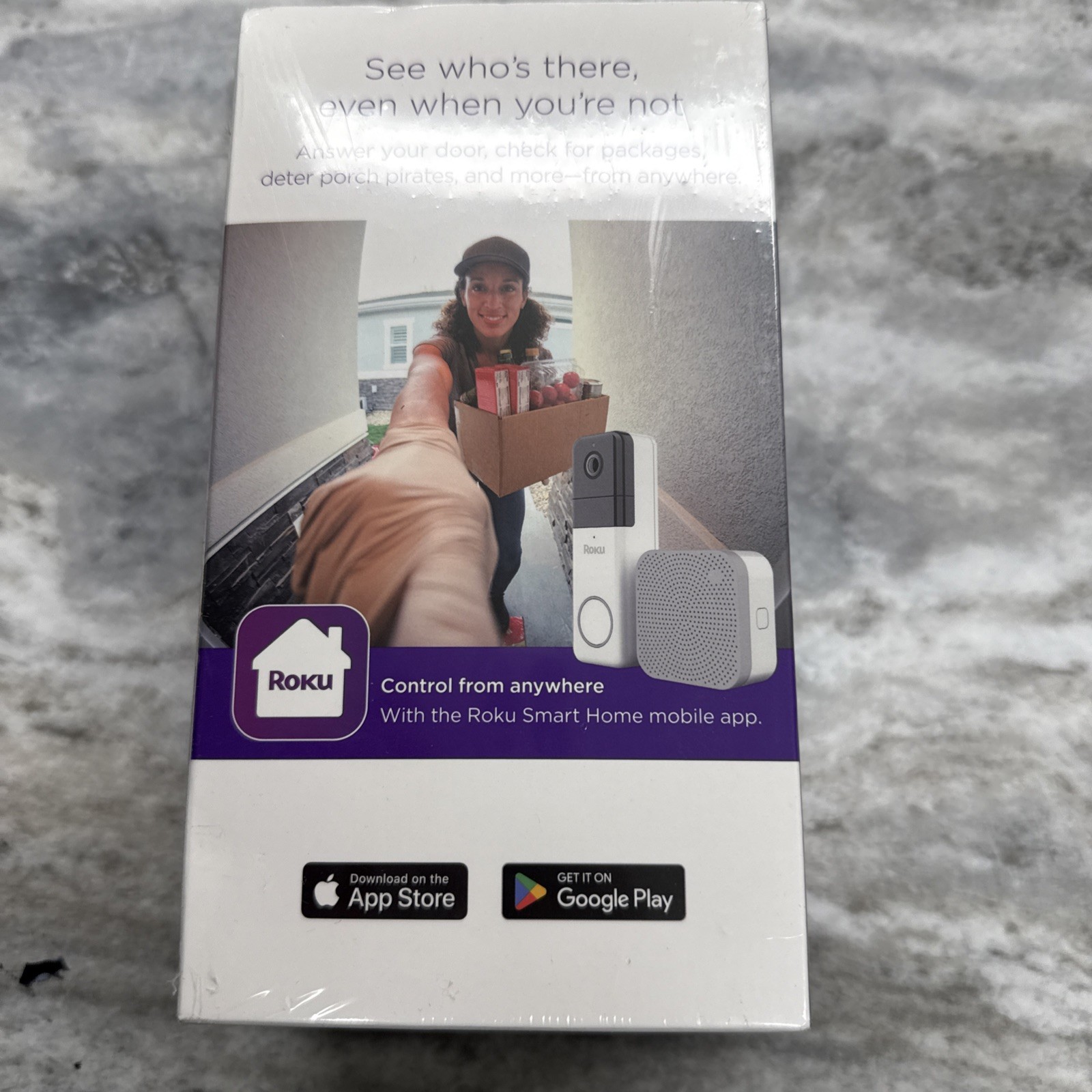 Roku Wire-Free Video Doorbell And Chime *** BRAND NEW … FACTORY SEALED ***