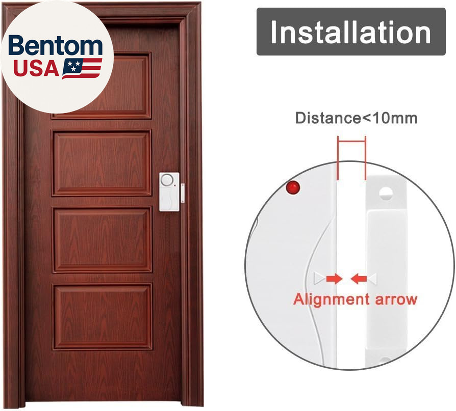 Door Alarm Wireless Anti-Theft Remote Control Door and Window Security Alarms
