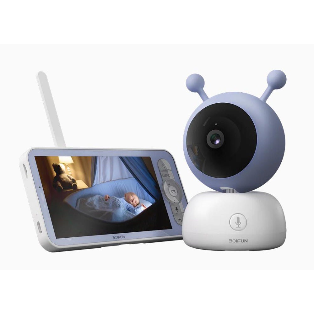 2Pack 2K WiFi Baby Monitor with Camera and Audio, Colorful Night Light,for baby