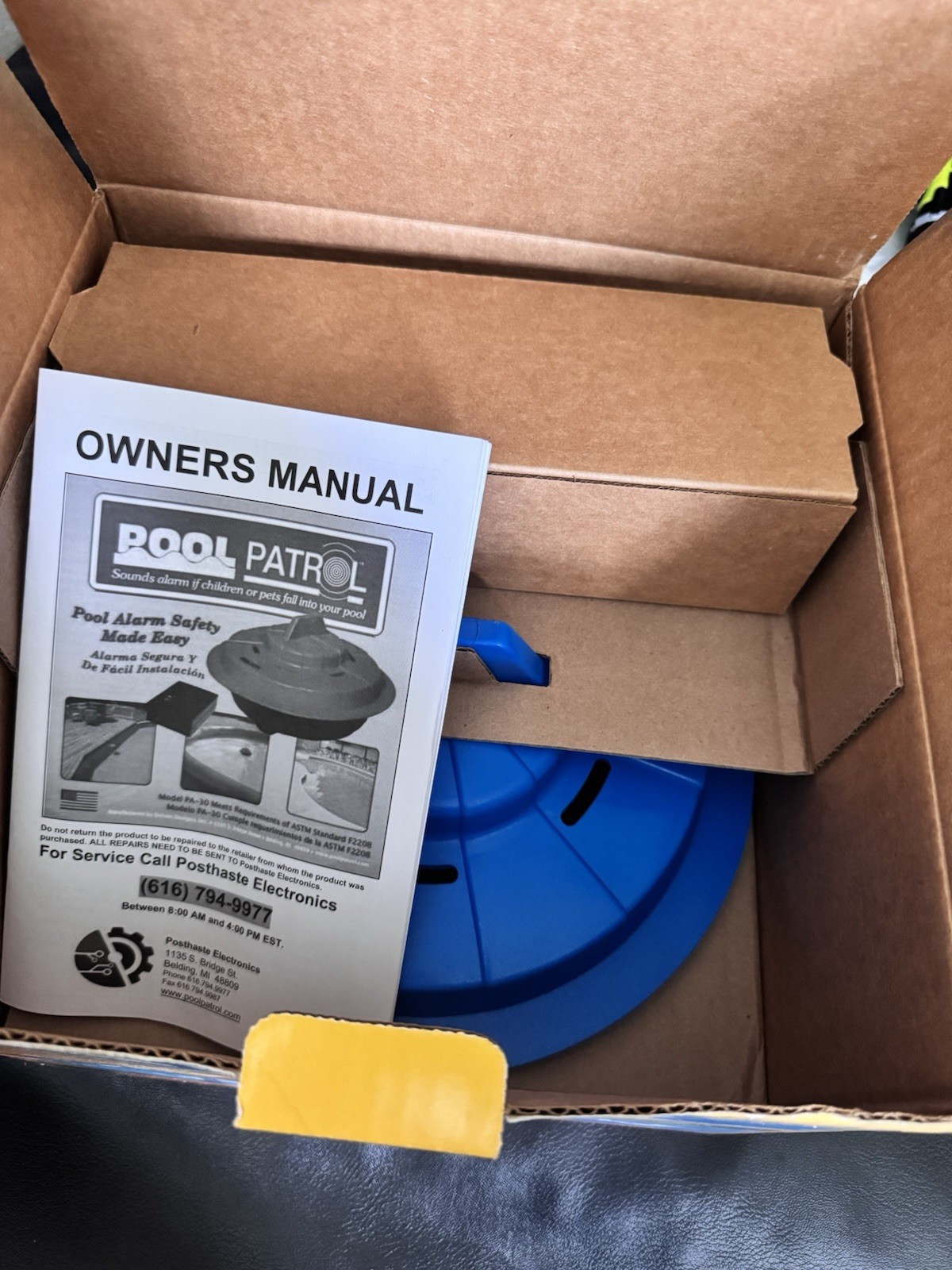 BRAND NEW! Pool Patrol: Floating Pool Alarm (Certified ASTM Safety Spec. F2208)