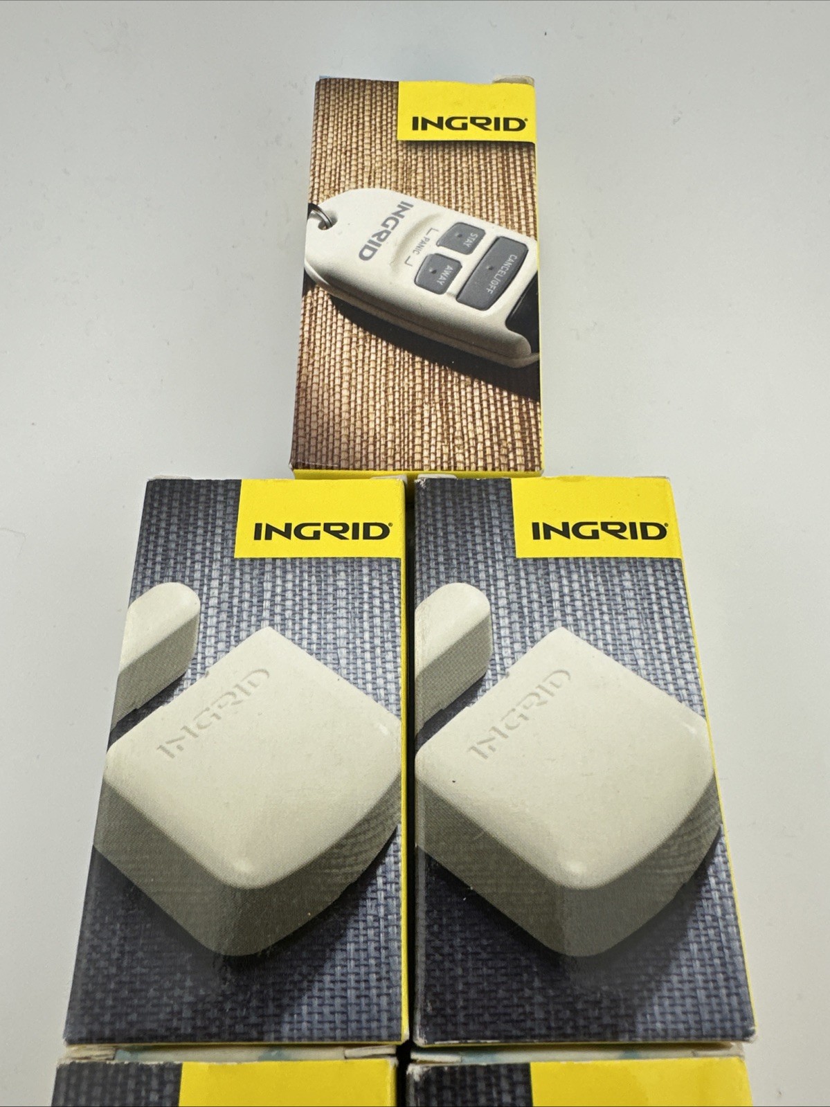 InGrid Home Security Keychain Remote And 4 Sensors New