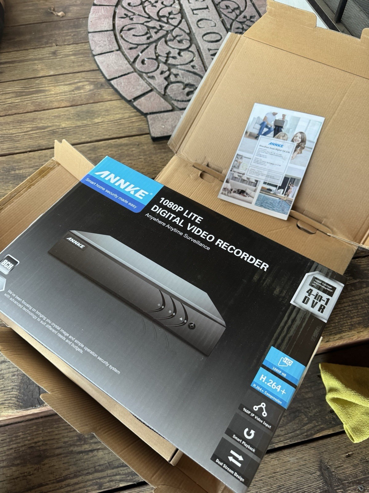 ANNKE 4 Cameras And DVR – 8CH H.264 1080P Security System Outdoor