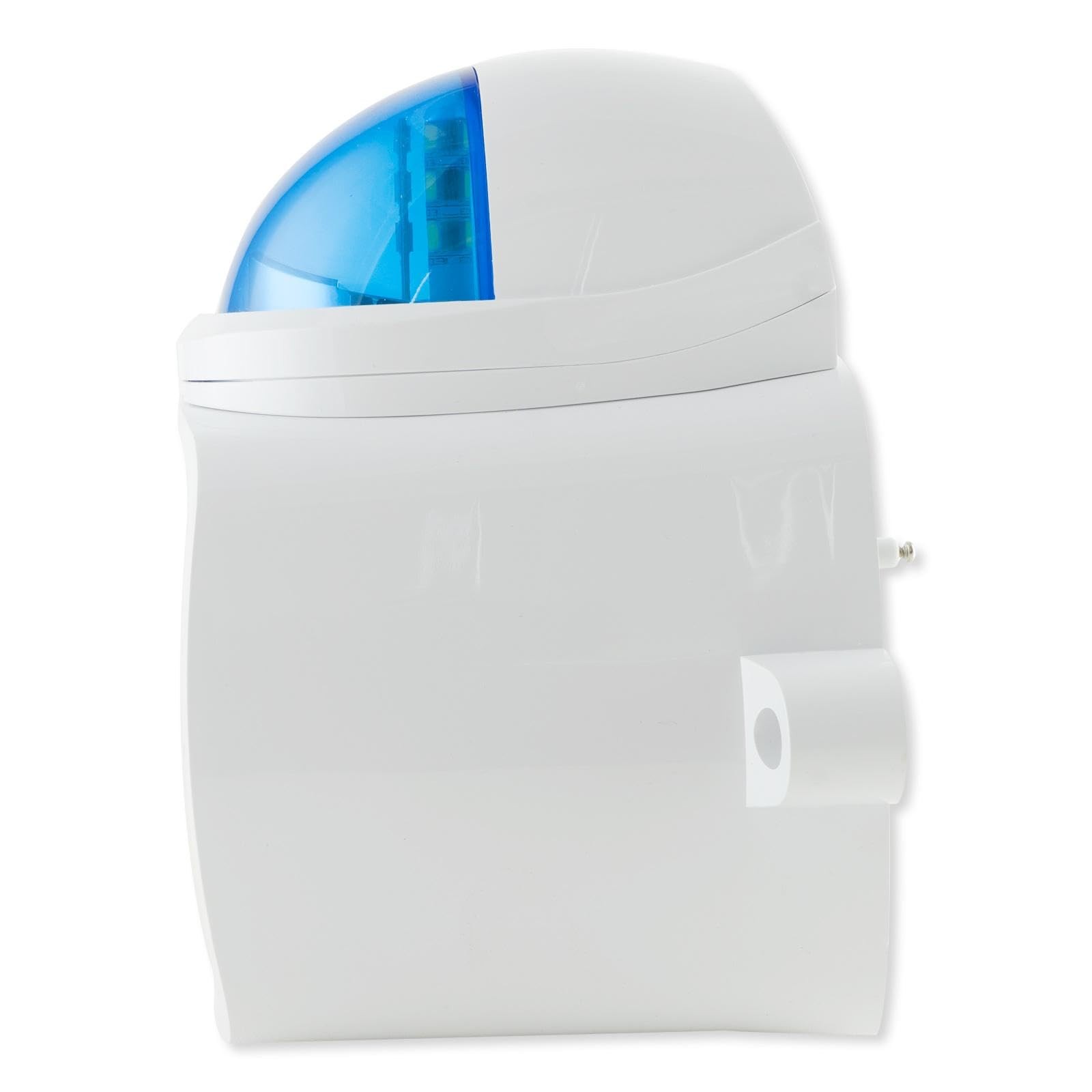 SH-816S-SQ/B Enforcer Siren/Strobe with Audio Input, Blue