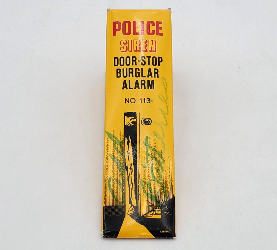 Police Siren Battery Operated Door Stop Bugler Alarm Sire NO.113 New