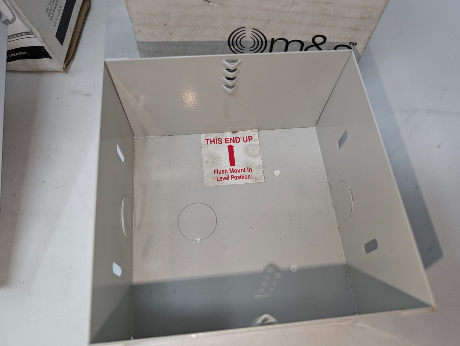 M&S Systems DMC1HRW Flush-mount Rough-In Box Enclosure & DMC1 Room Station