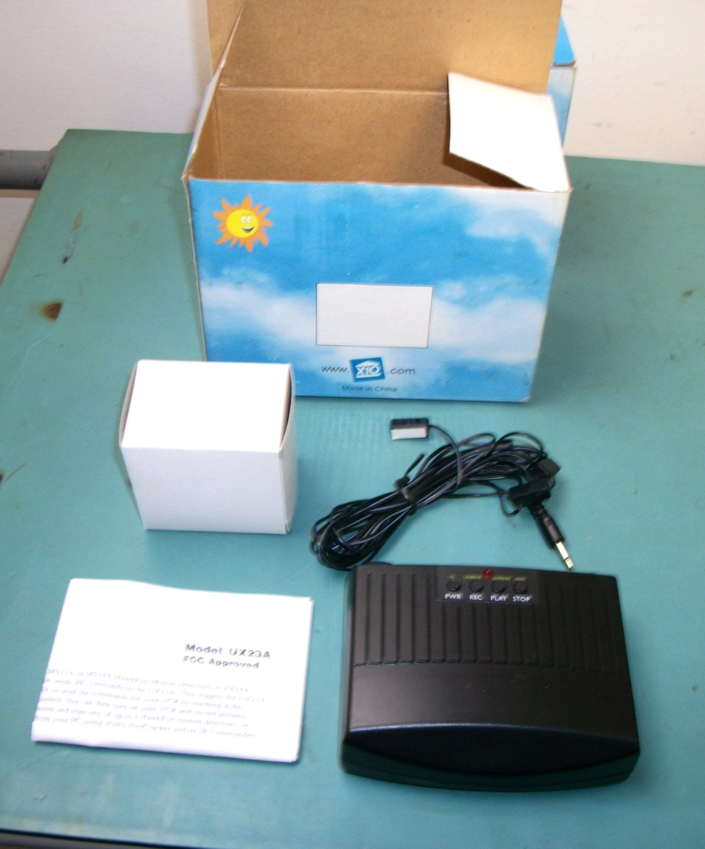 LOT OF 2 – X10.Com UX23A-C Whole House Security Camera VCR Controller NEW OpenBx
