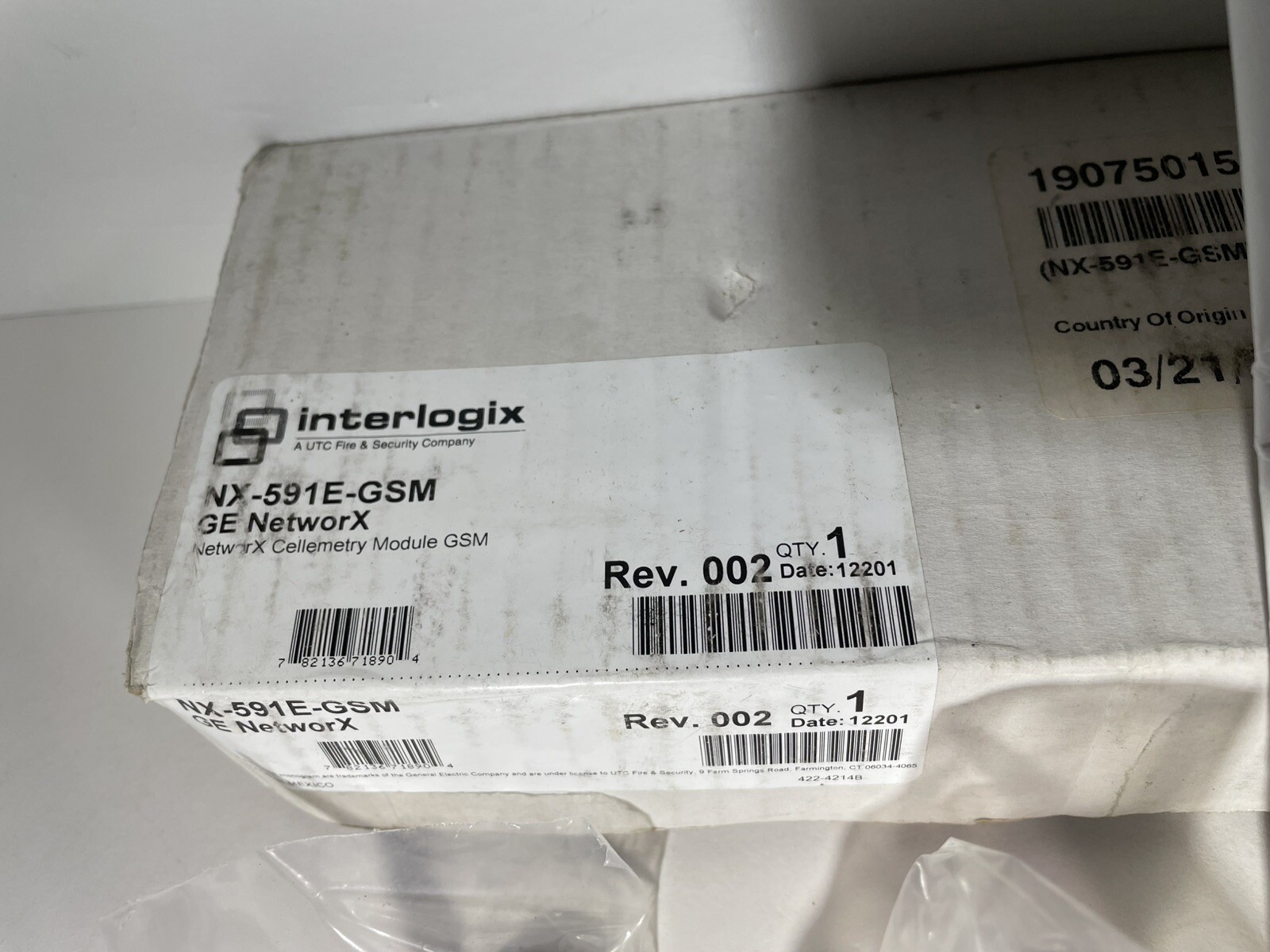 Interlogix NX-591E-GSM GE NetworX Cellemetry Module GSM – NOB