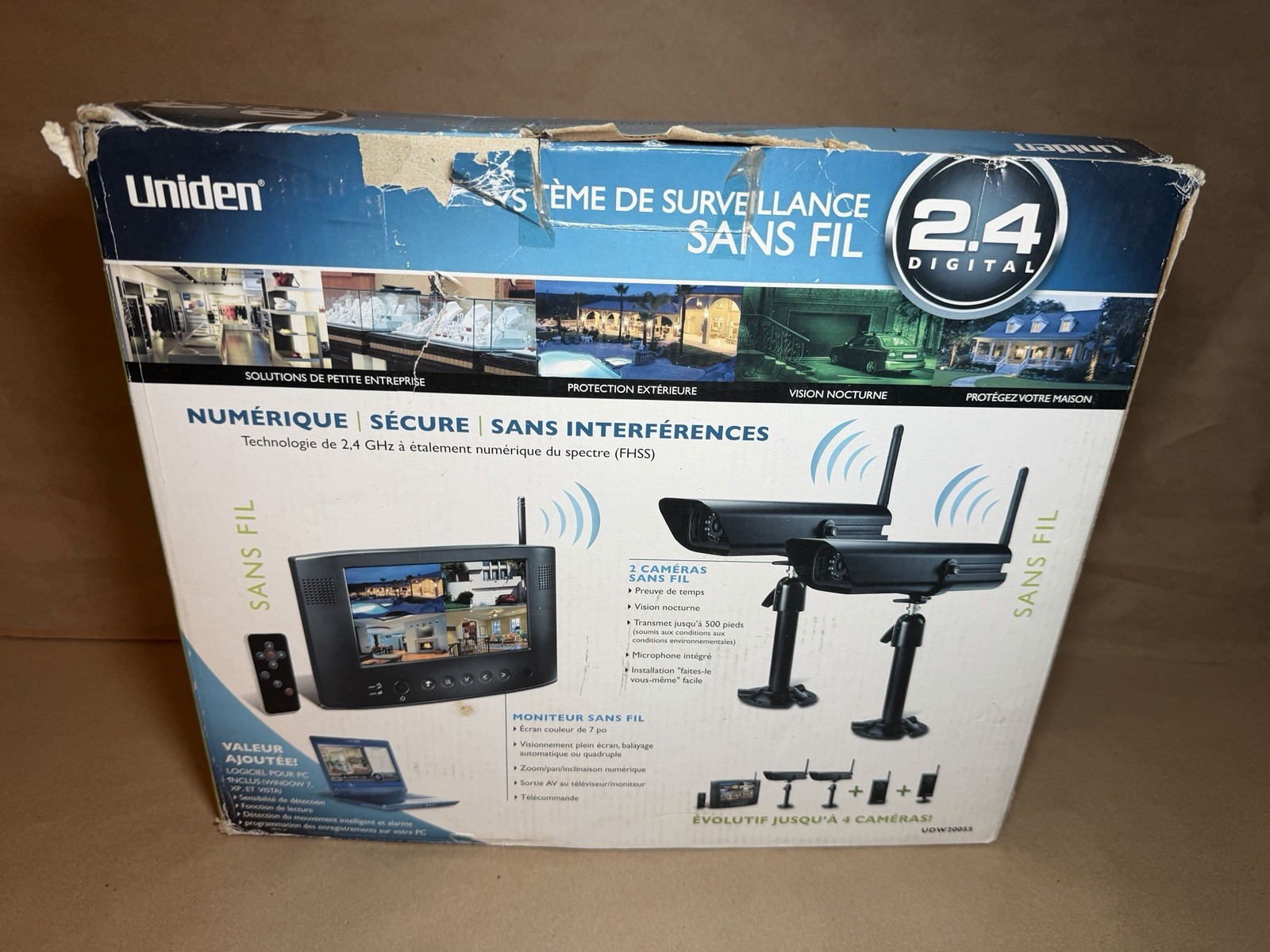 Uniden Wireless Video Surveillance System UDW20055 | Open Box