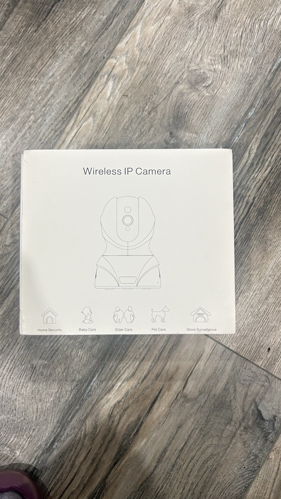 Sunnzo Wireless IP/Network Indoor Surveillance Camera Black