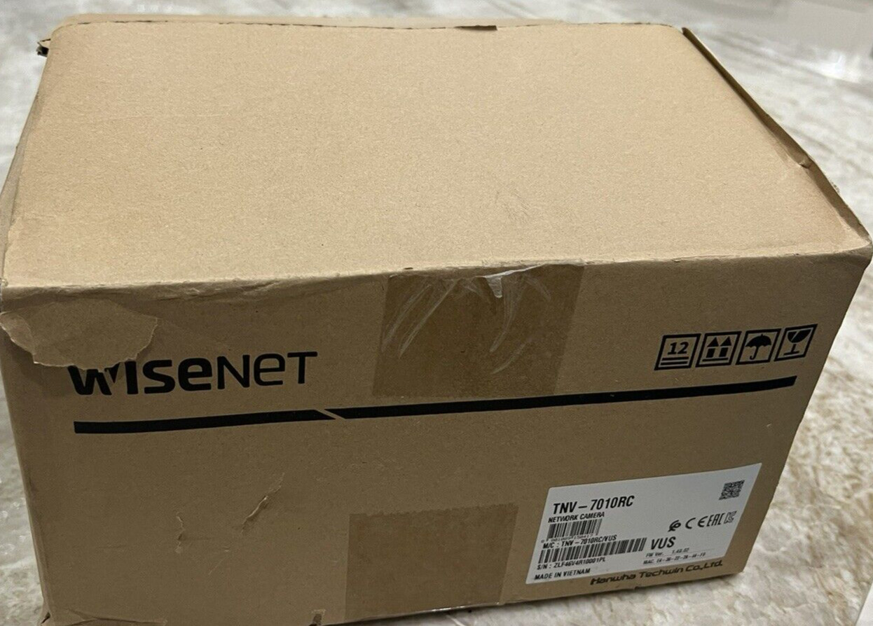 Hanwha Techwin TNV-7010RC 3MP IP Corner Mount Security Camera, New