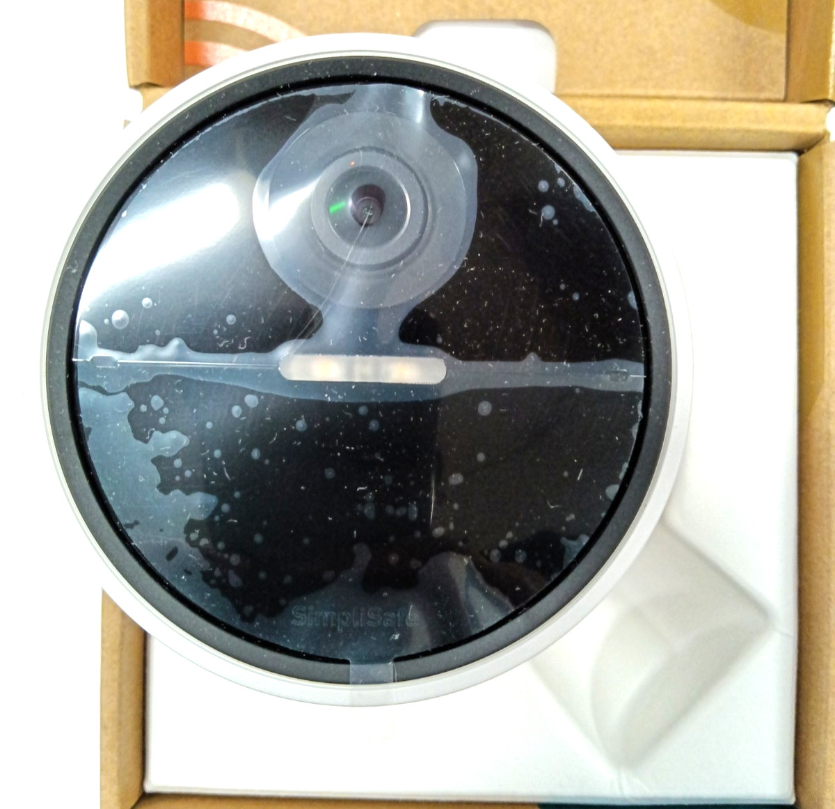 SimpliSafe Wireless Outdoor 1080P Camera White CMOB1 Open Box