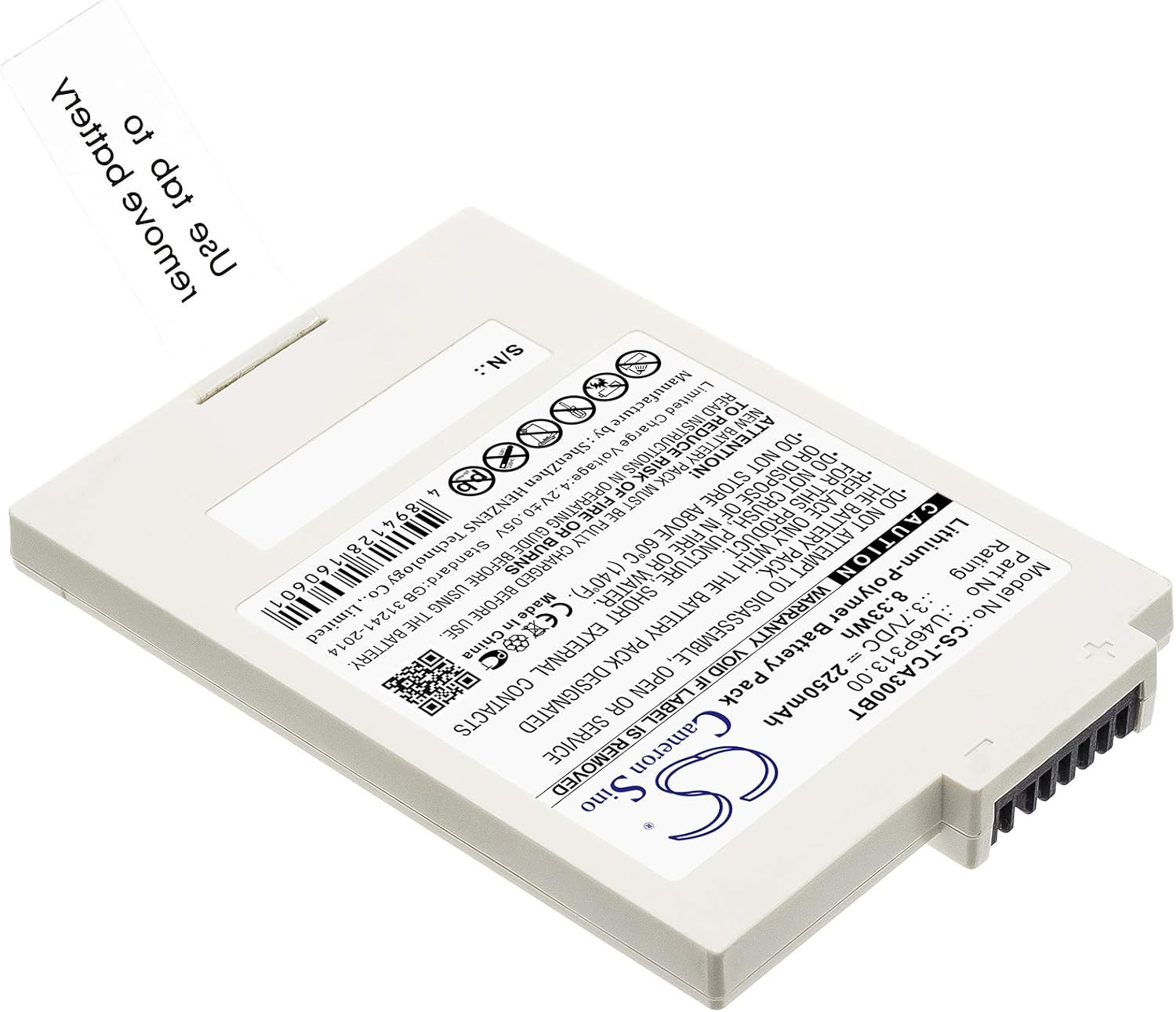 Replacement Battery for Xfinity Icontrol Technicolor TCA300COM Part NO 2250 Mah