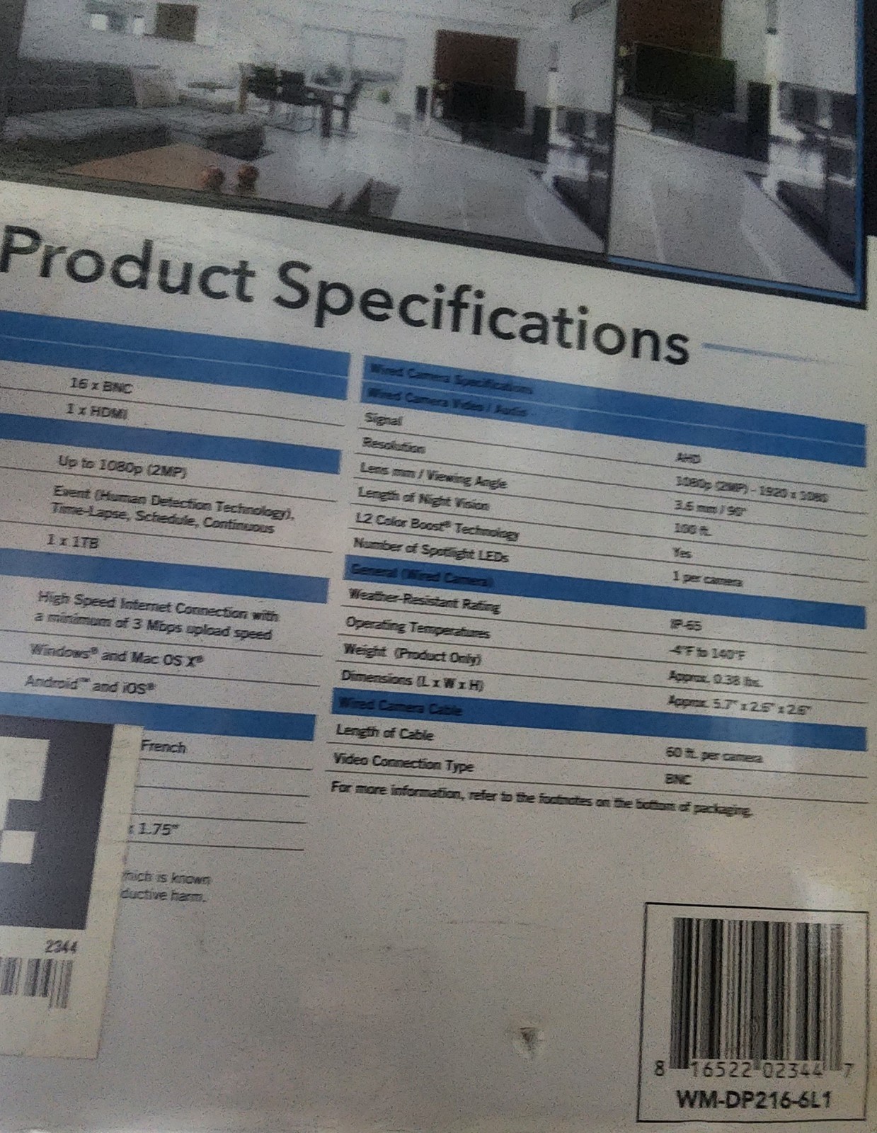 Night Owl 12 Channel DVR Security System with 6 Wired 1080p HD Spotlight Cameras