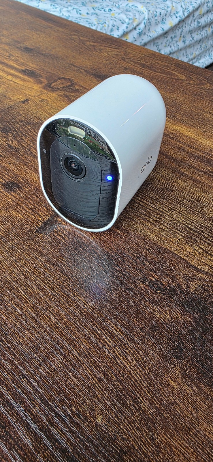 Arlo Pro 5S 2K Indoor/Outdoor Wire Free Spotlight Security Camera – White