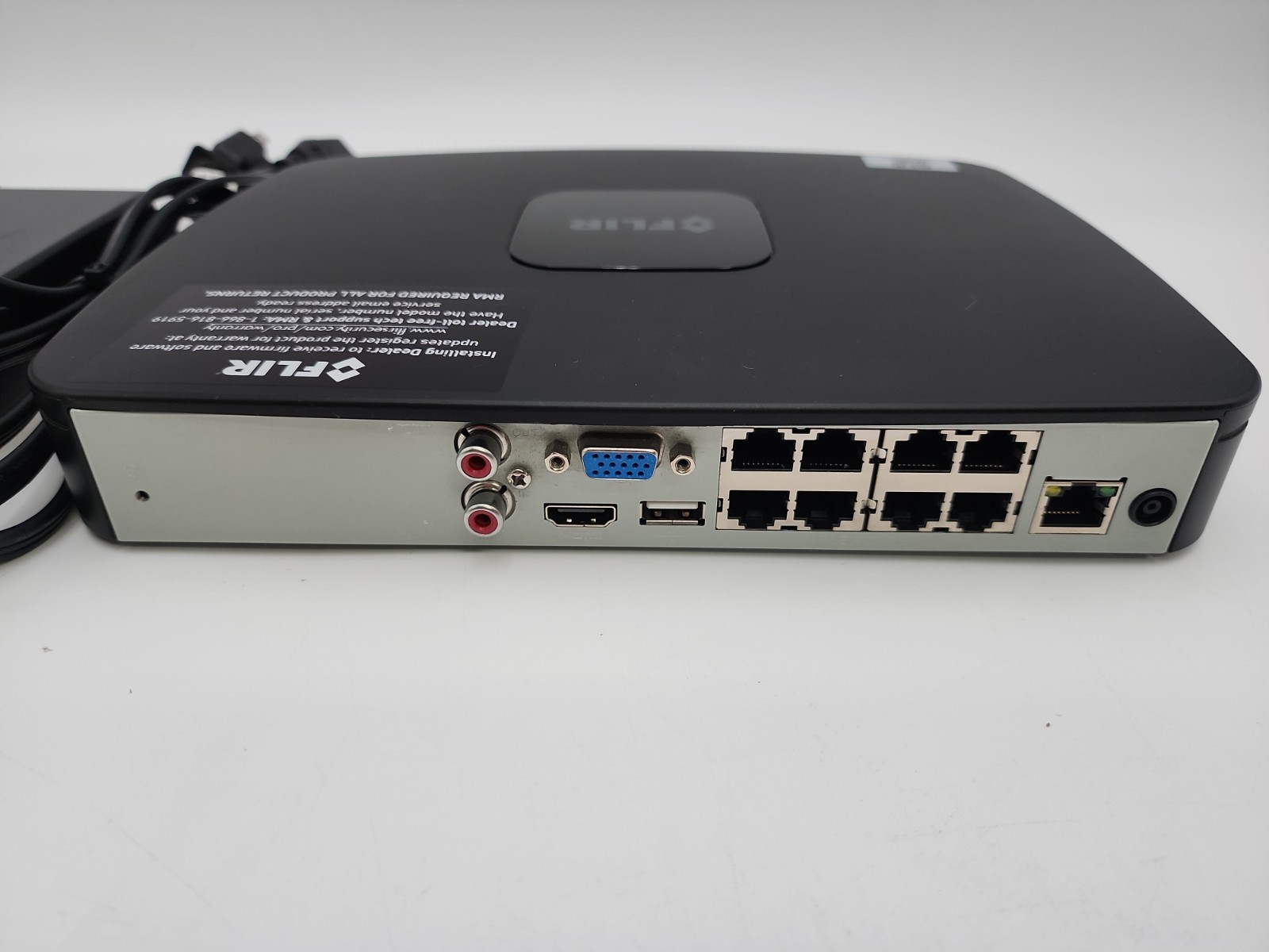 Flir DNR118PO 8 Channel IP NVR System LNR100 SERIES NETWORK RECORDER 1TB HDD