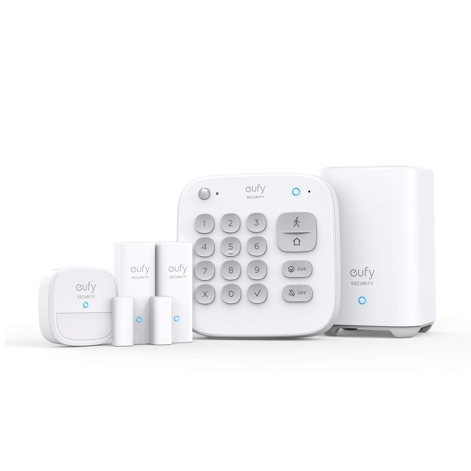Home Security System 5-Piece Kit, Keypad, Motion & Entry Sensors, App Control