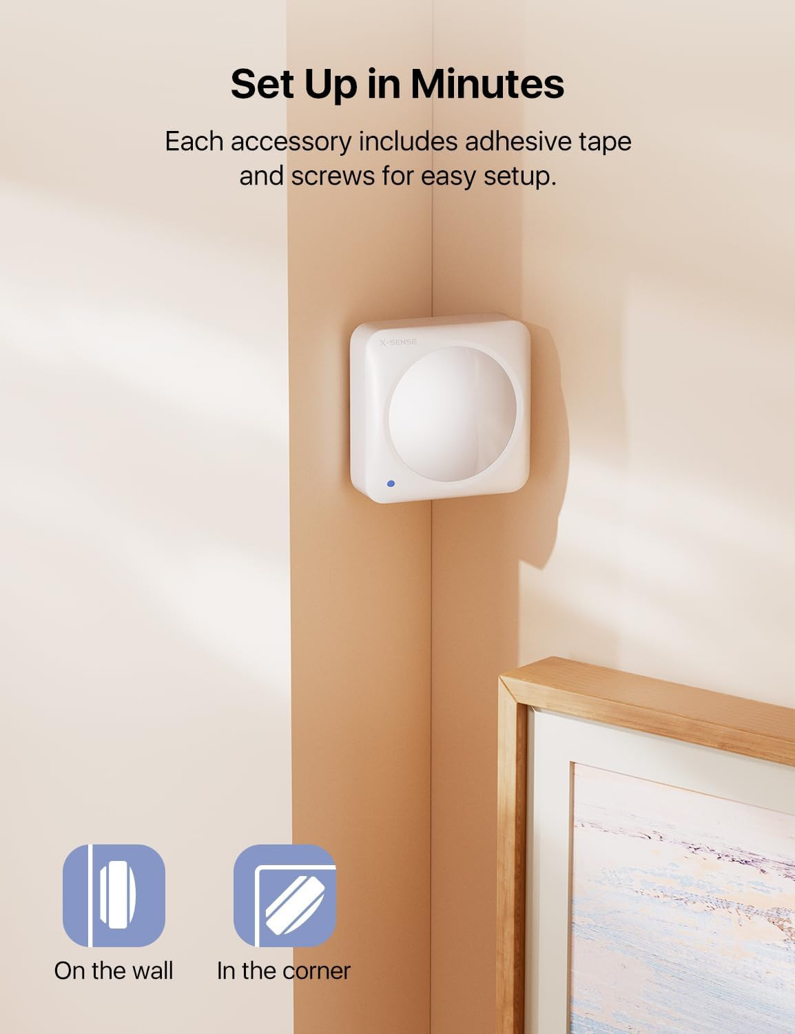 Wireless Smart Home Security System, 5-Piece Set with Mobile Alerts & Alexa