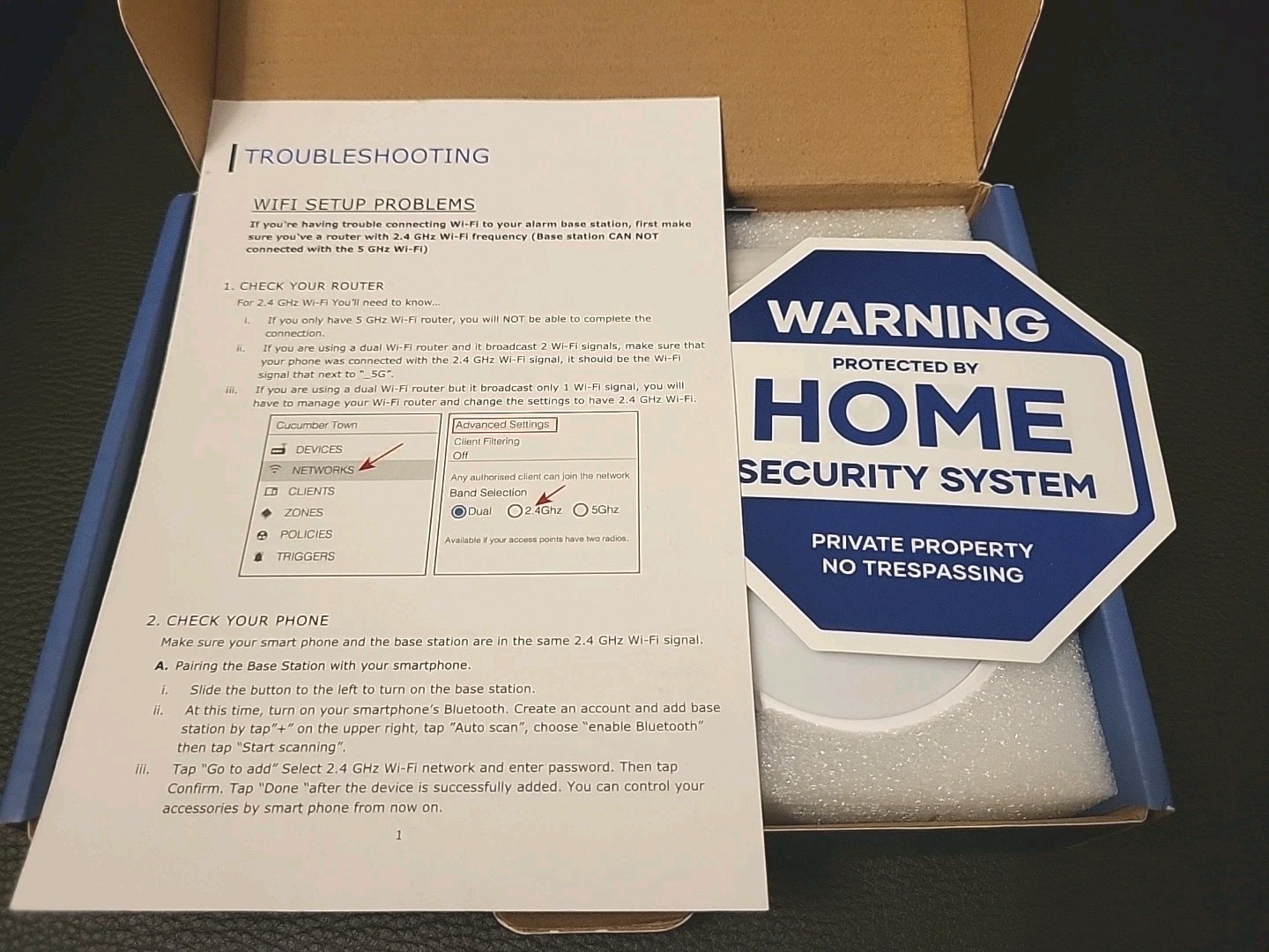 Tolviviov Wireless Home Alarm System Security 8pc Kit Bundle Set No Fees V1.0 Nw