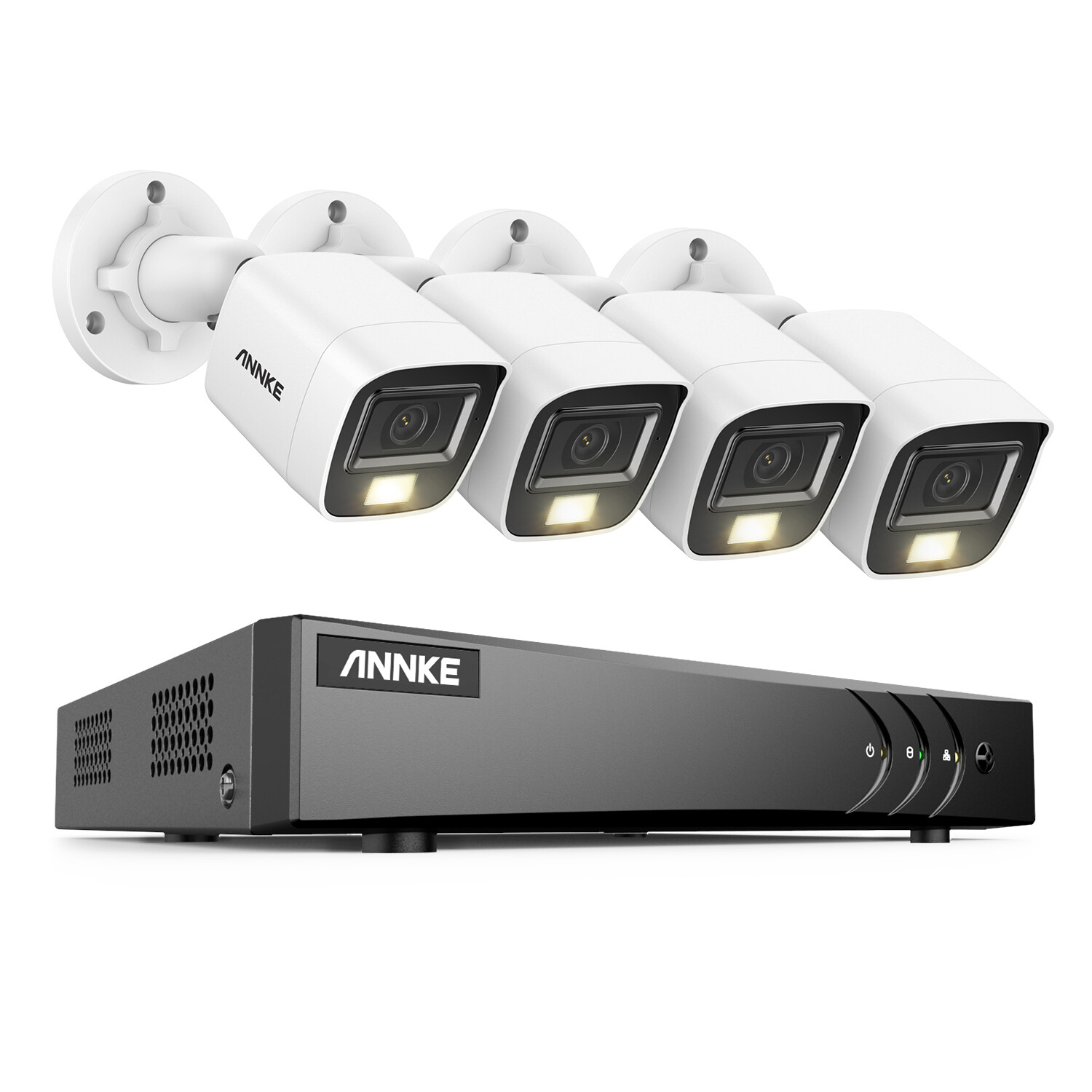 ANNKE 5MP 8CH DVR Audio Security Camera System Full Color Night Vision H.265+