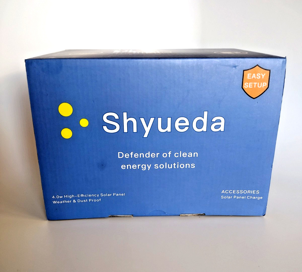 Shyueda 4W 5V Solar Panel Charger T202104W Security Camera Solar Panel Kit