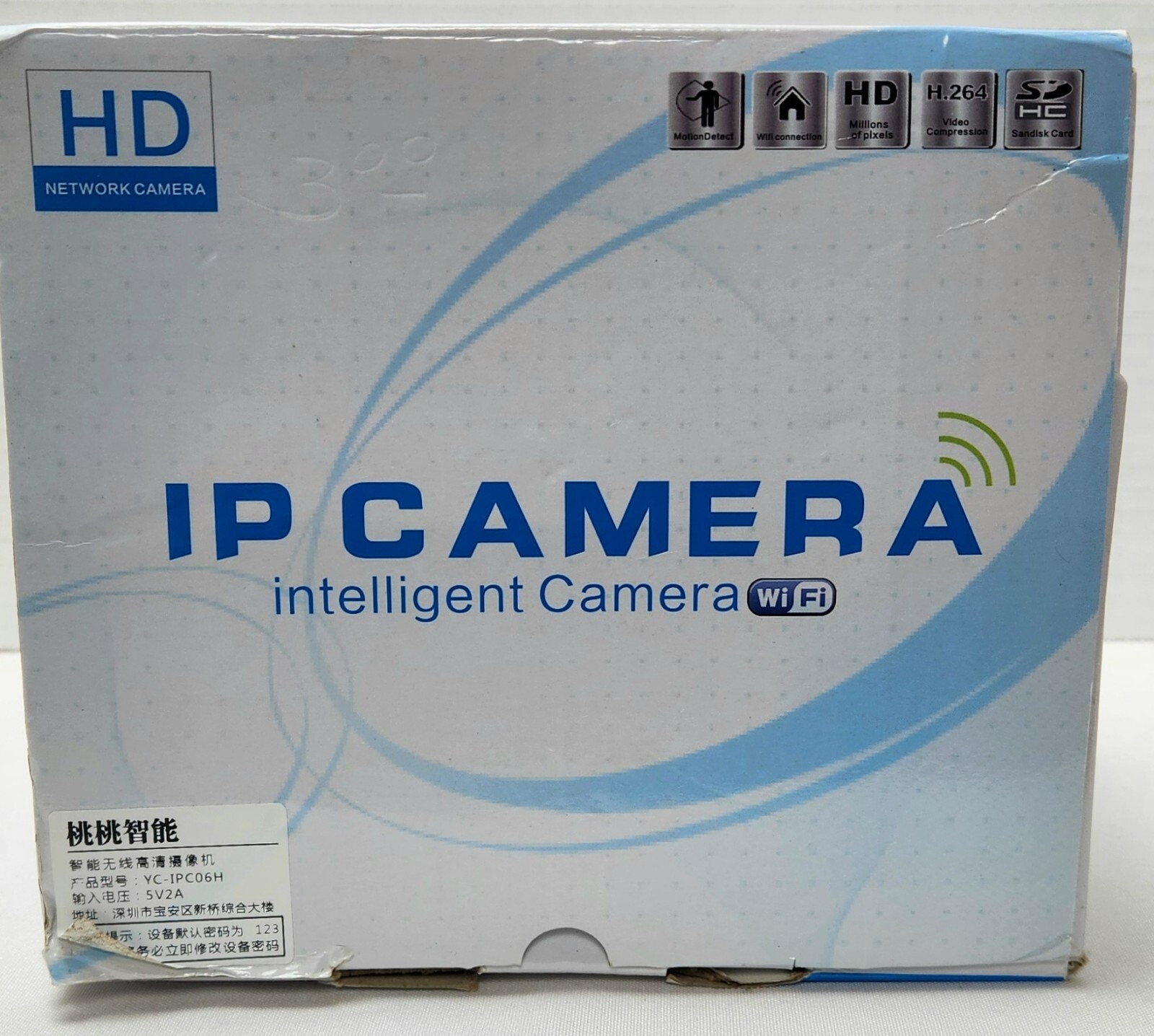 Indoor Wireless WiFi HD IP Camera Pan/Tilt MotionDetect App Control Video Camera