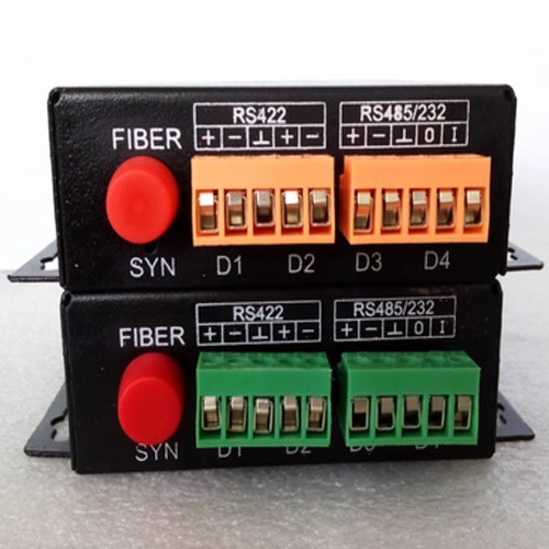 RS485/422/232 Data over Fiber Optic Extenders Converters FC Singlemode 20Km