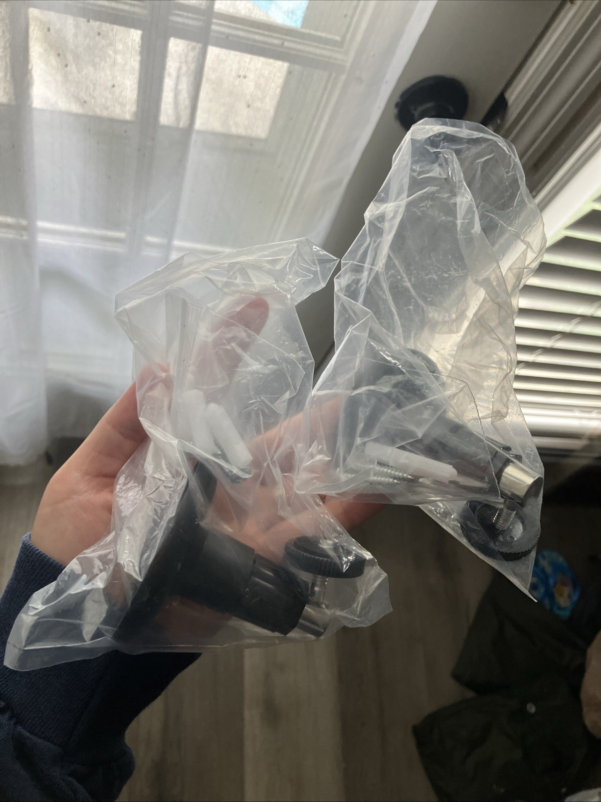 2 Count Wall Mounts With Screws No Covers As Pictured