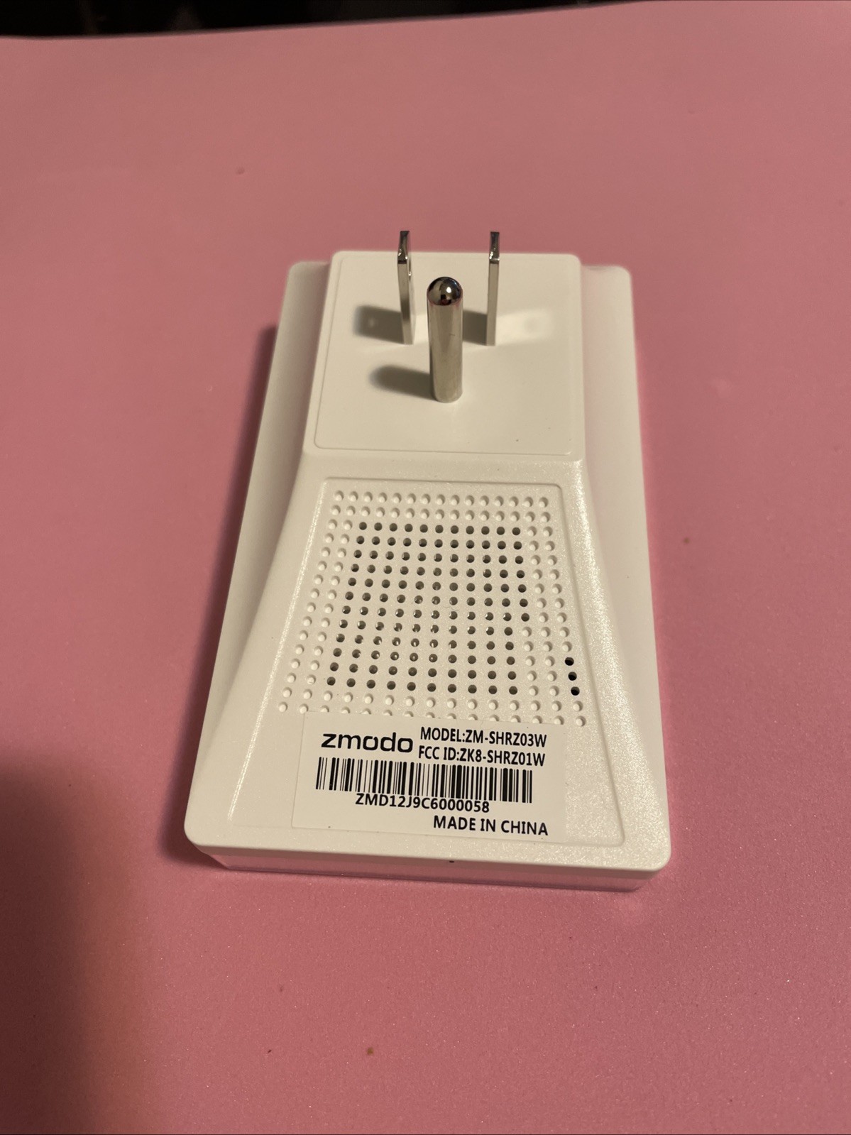 Zmodo Beam WiFi Range Extender ZM-SHRZ03W W/POWER ACCESSORY ZM-SHDZ01