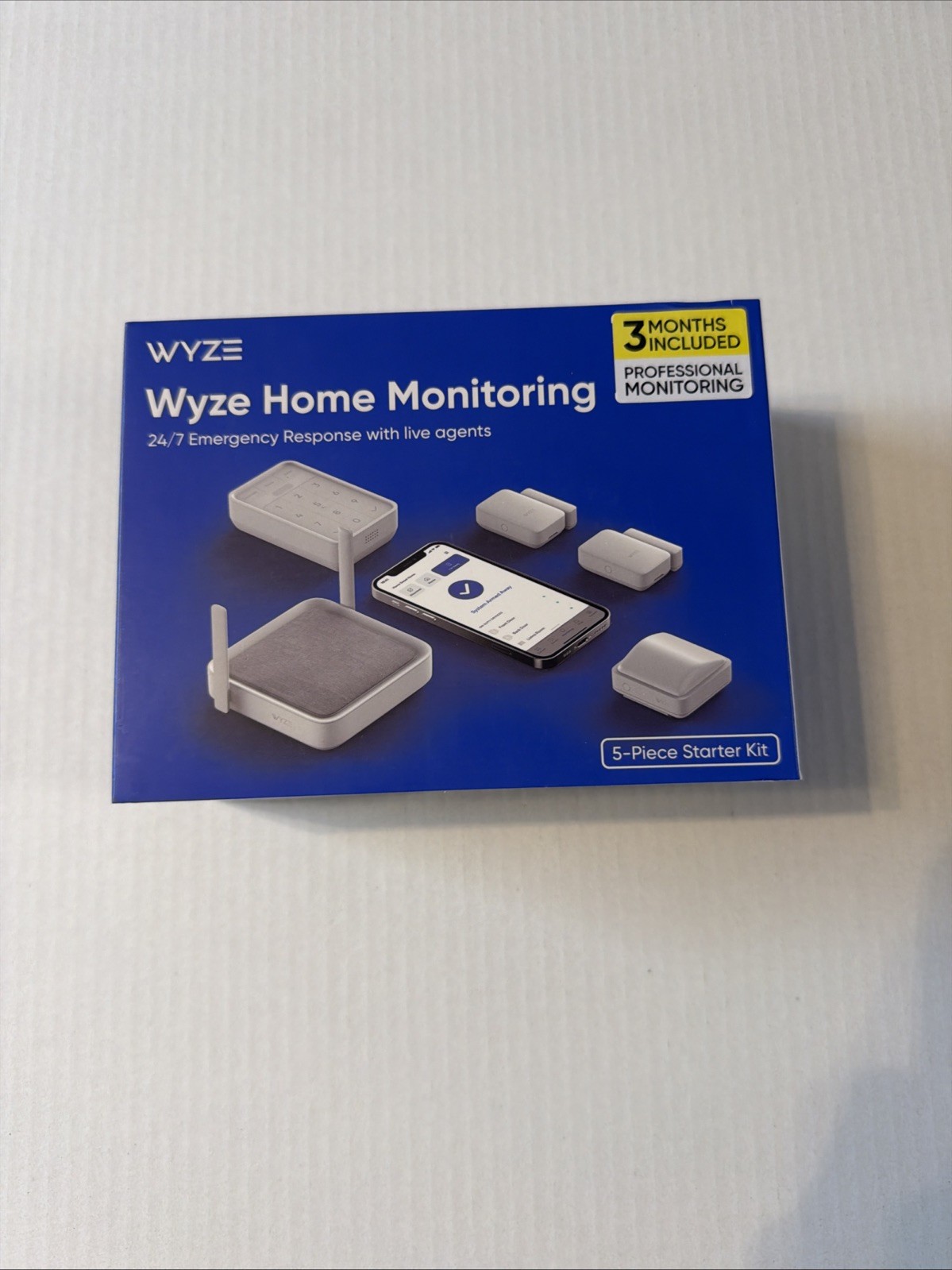 Wyze Home Security System Core Kit with Hub, Keypad, Motion, 2 Entry Sensors NEW