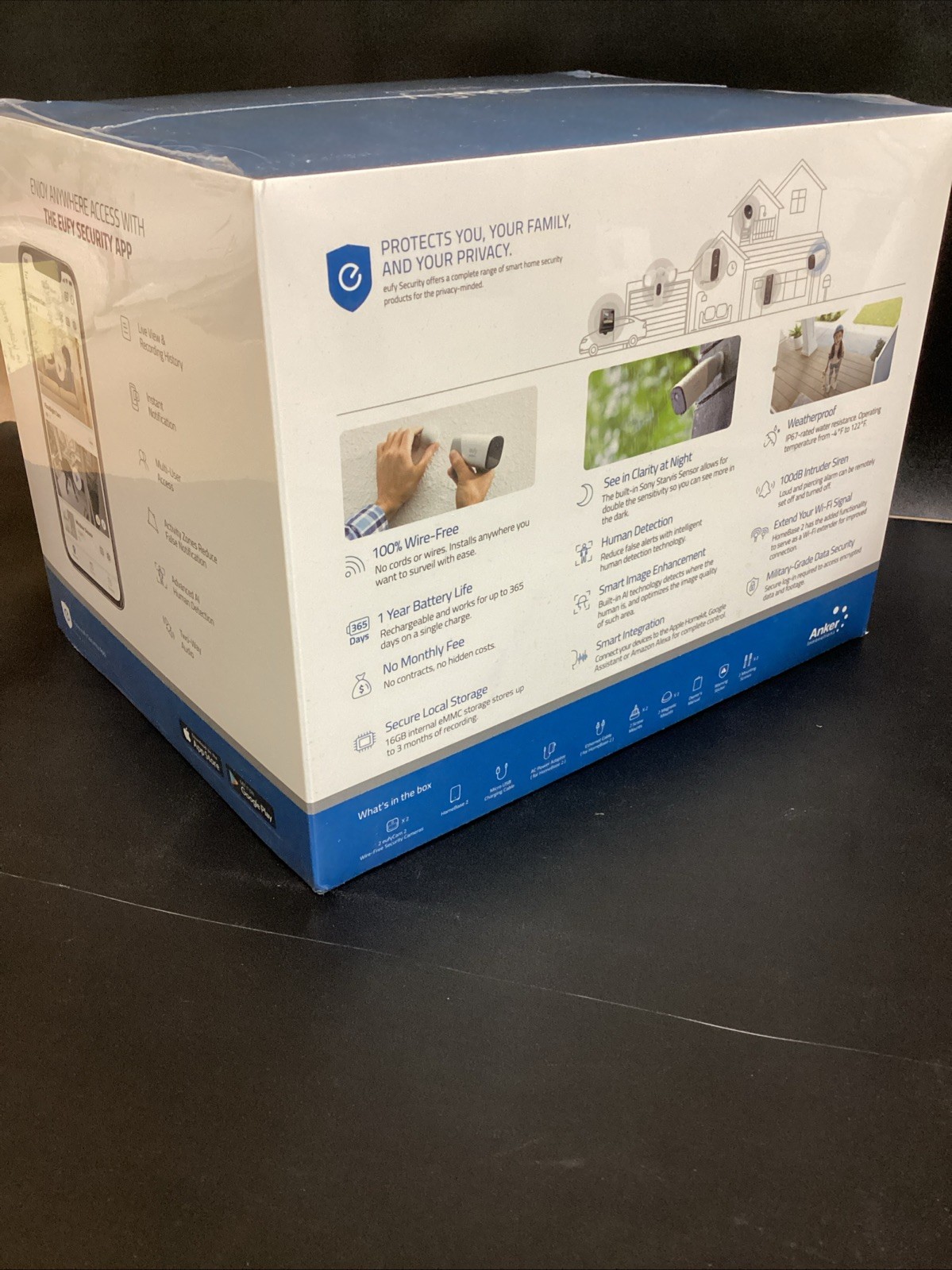 Eufy eufyCam 2 Wireless Home Security Camera System – T88411D1