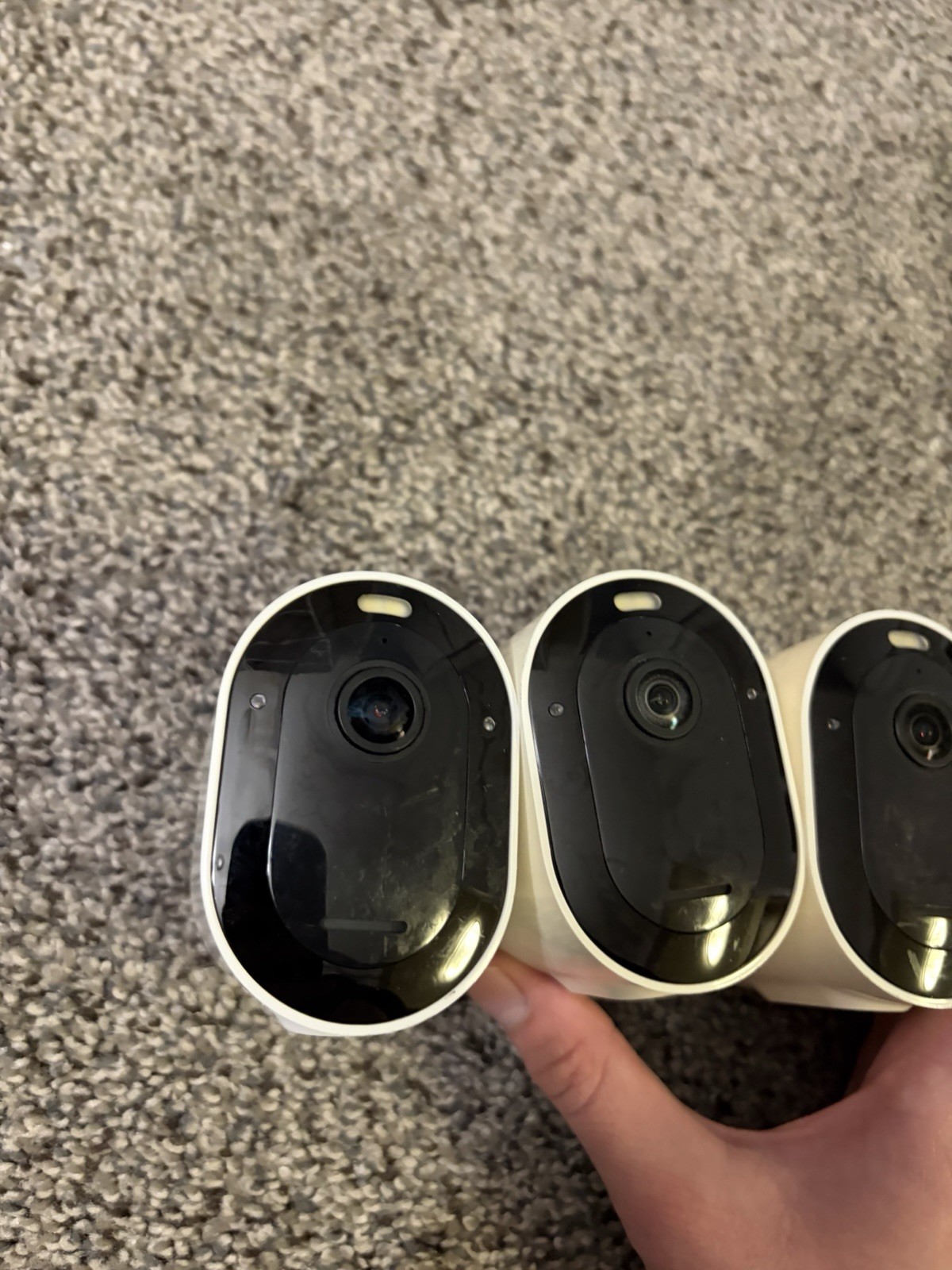 Arlo Pro 4 Camera Wireless Security VMC4041P w 2 Battery PARTS Untested Lot Of 3