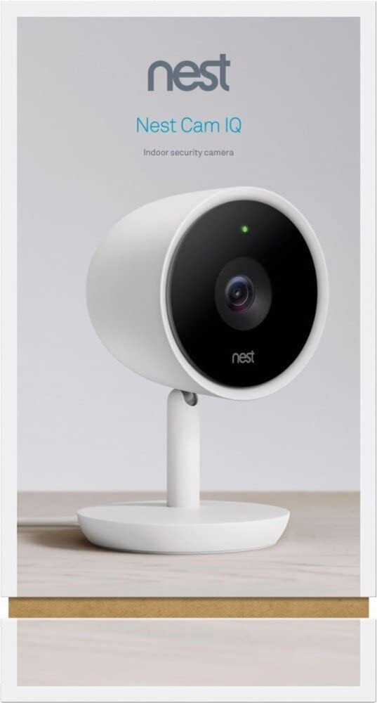 Nest Cam IQ – Indoor Security Smart 1080P HD Camera – White (NC3100-US)