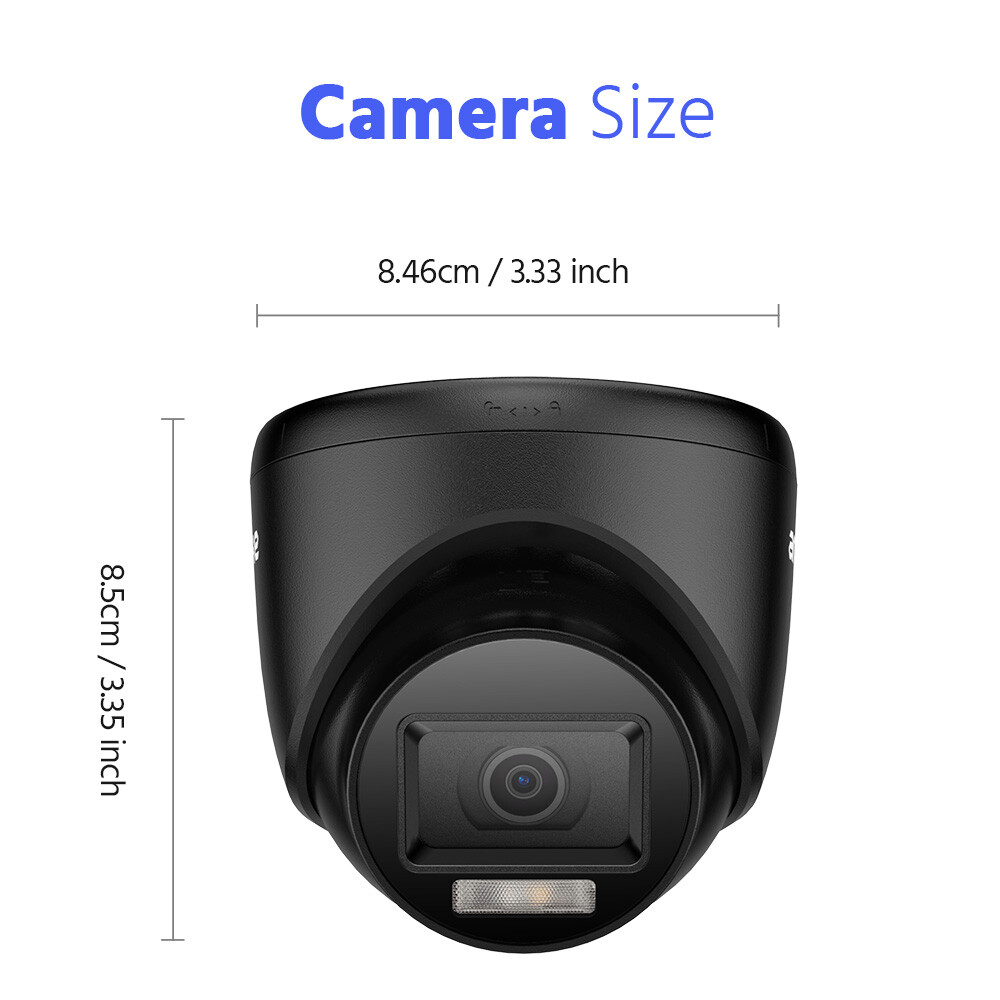 ANNKE 4pcs 1080P Outdoor 4in1 CCTV Smart Security Camera AI Color Night Vision