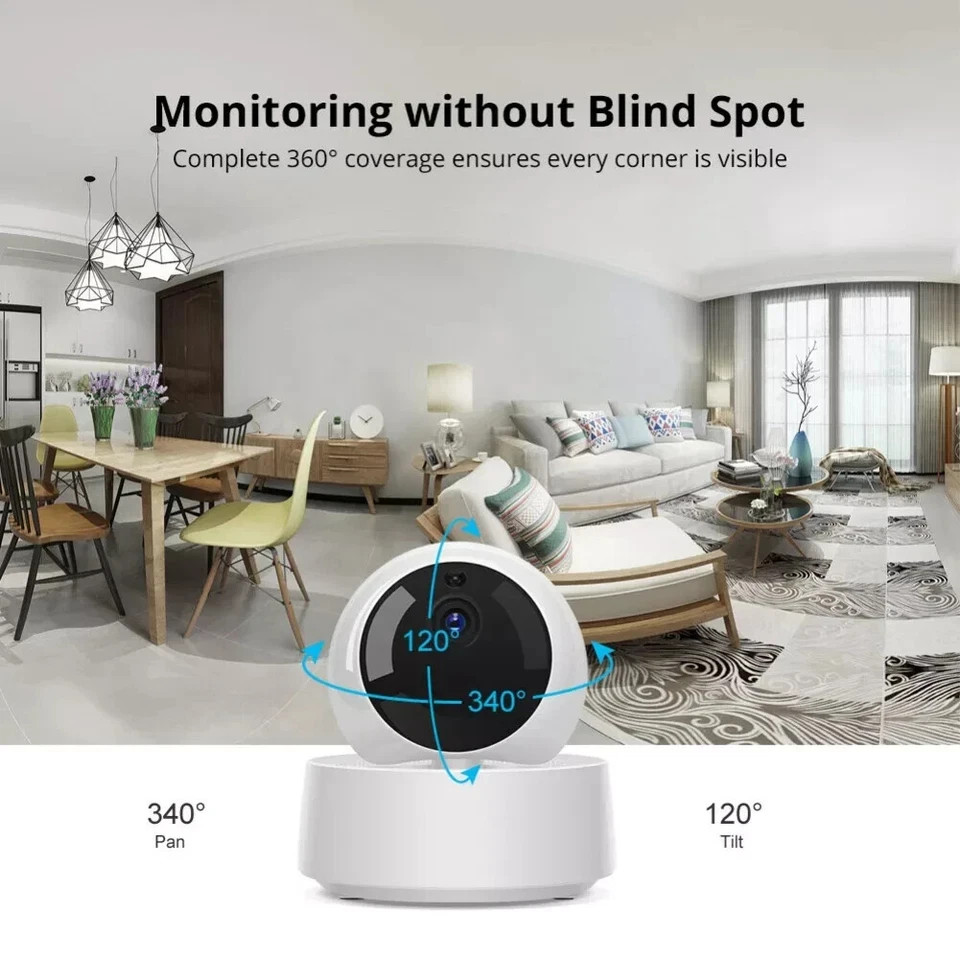 SONOFF GK-200MP2-B 1080P HD IP Security camera WiFi motion detector 360°