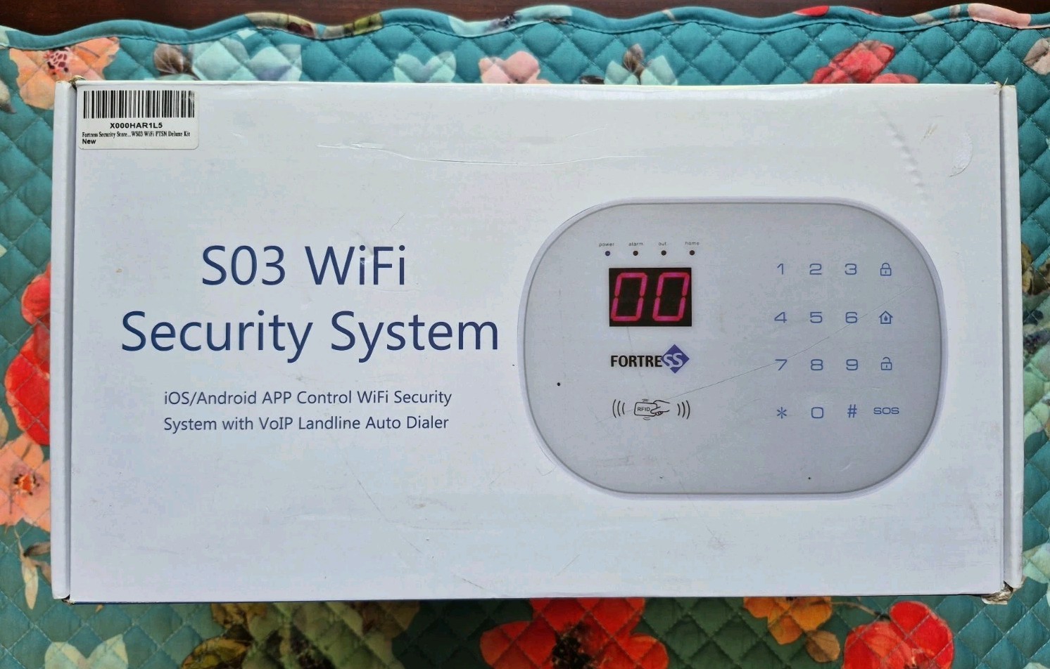 Fortress S03 Home Security Alarm System w/ Siren 8 Door/window 4 Keyfob 3 Remote