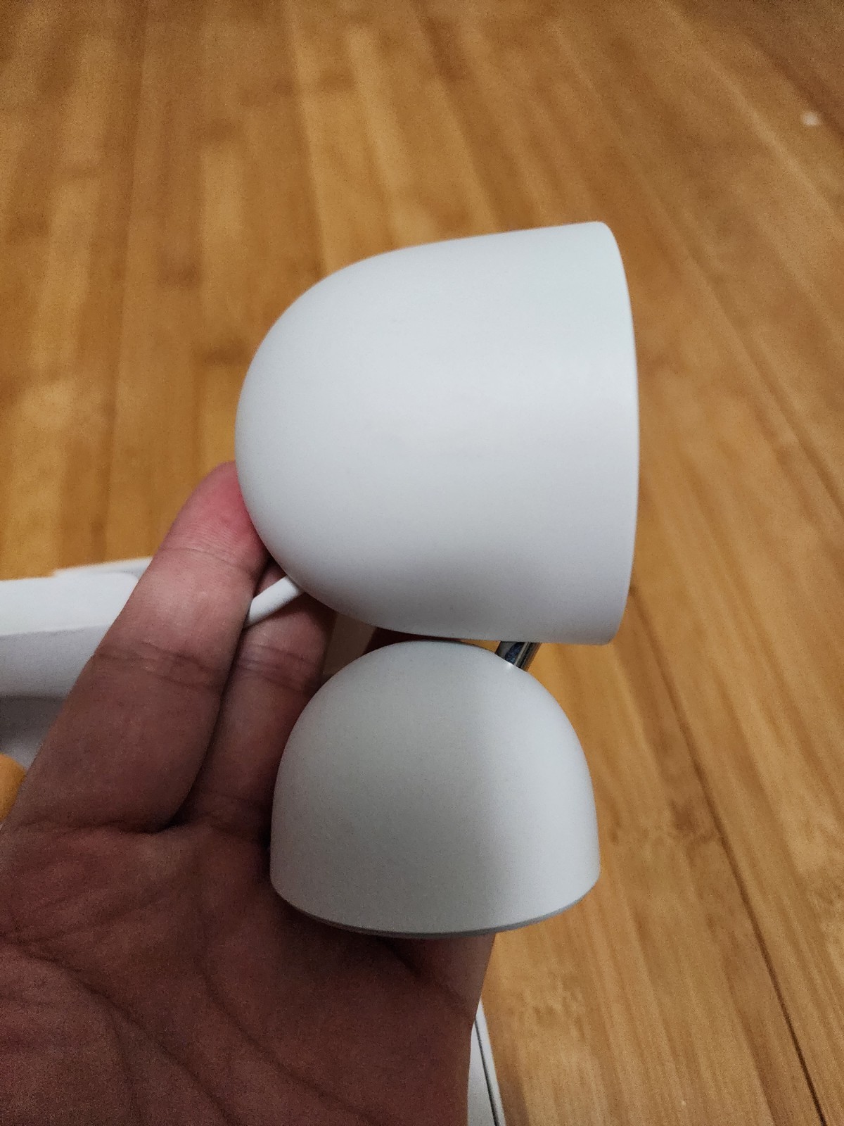Google Nest Cam Indoor Wired 2nd Generation Security Camera White TESTED, WORKS!